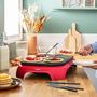 Voir la diapositive 6 : TEFAL Appareil à crêpes PY55C5FO - Rouge