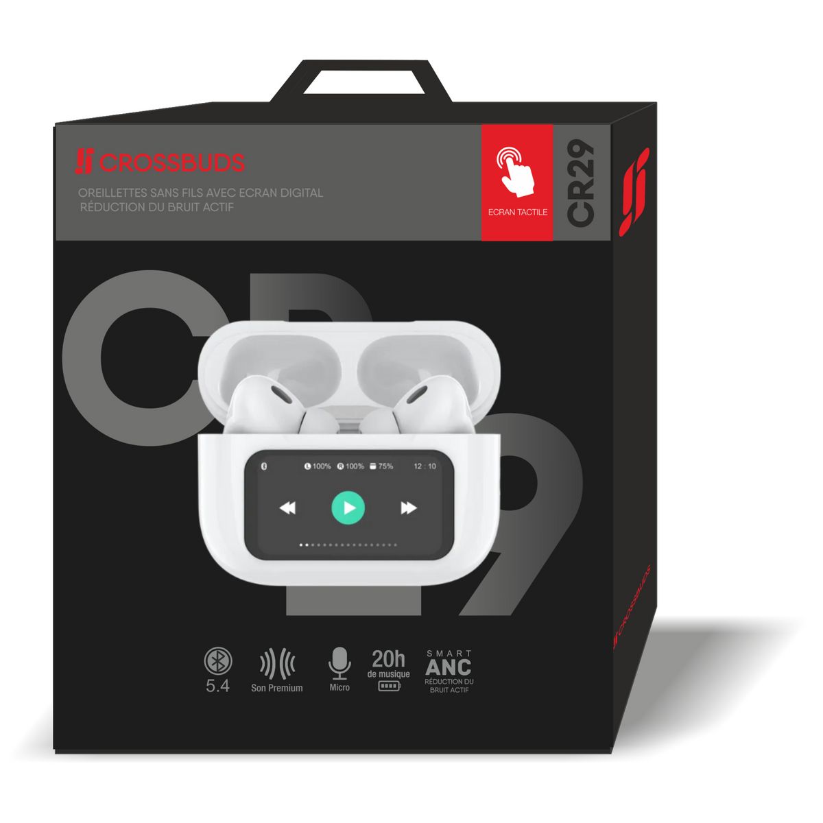 Écouteurs CrossBuds TWS CR296 - Blanc