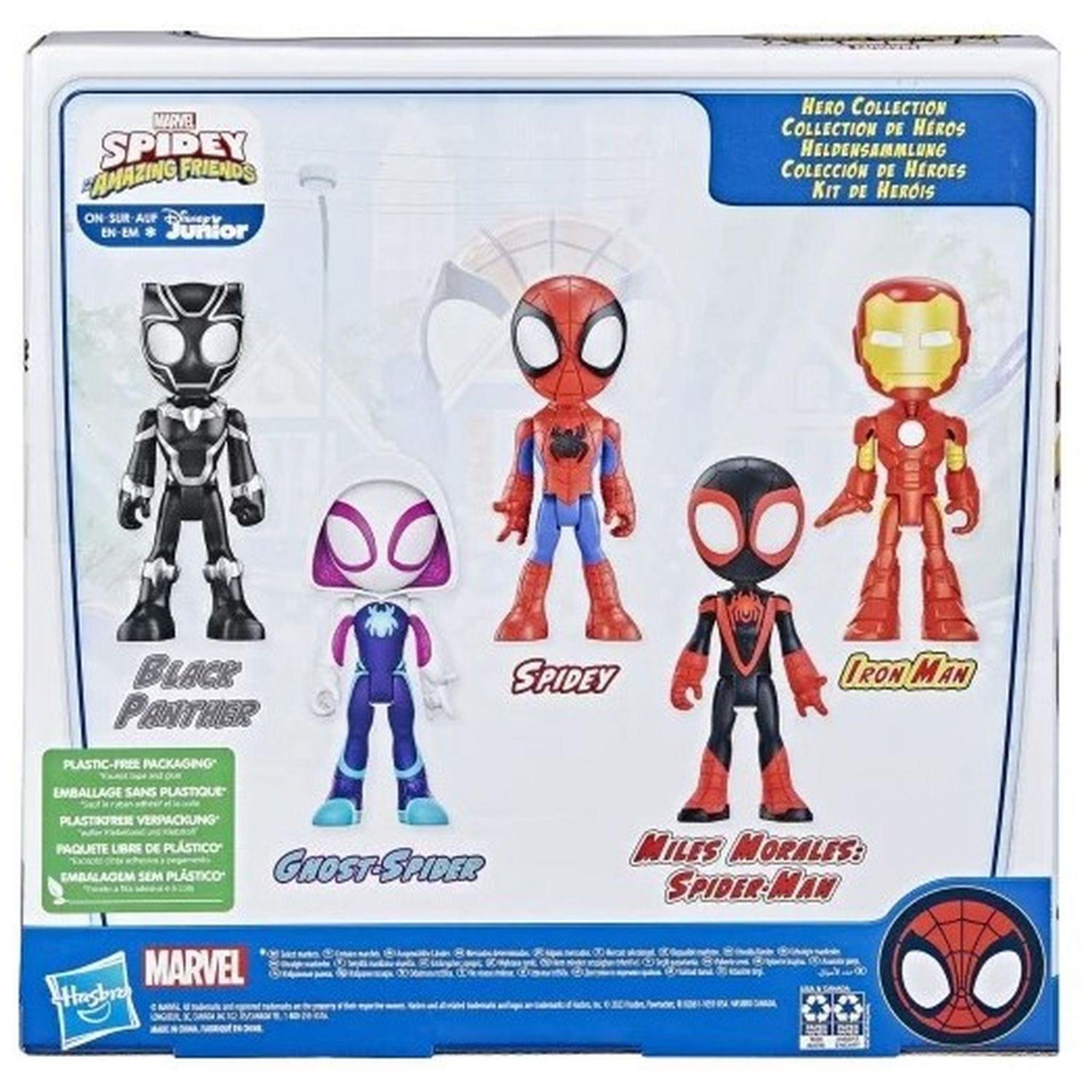 Voir la diapositive 4 : HASBRO Coffret figurines Spidey and His Amazing Friends Collection de Héros x5