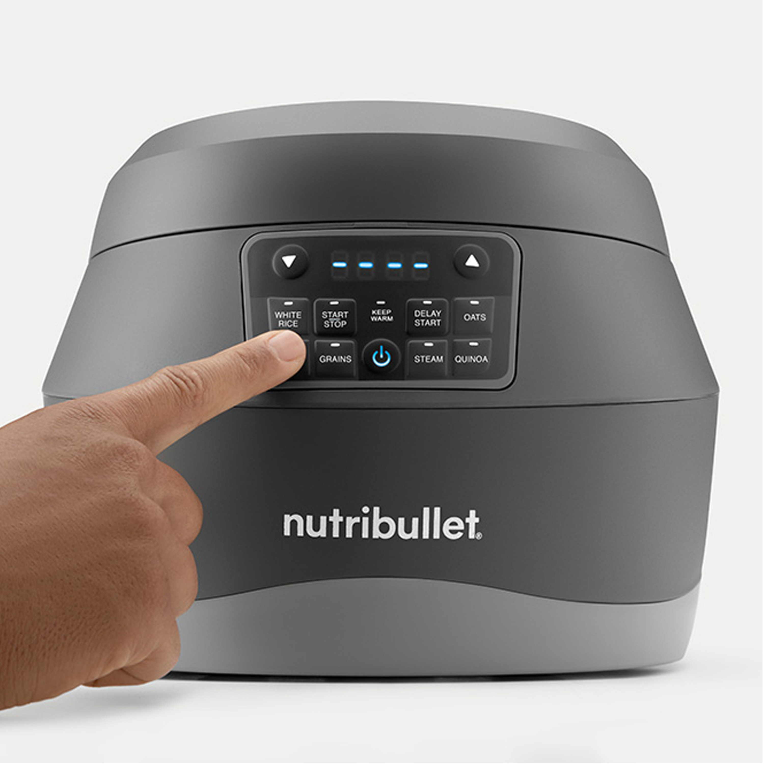 Voir la diapositive 2 : NUTRIBULLET Cuiseur à riz NBR605DG - Gris