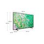 Voir la diapositive 6 : SAMSUNG TV Crystal UHD 43DU8005 2024