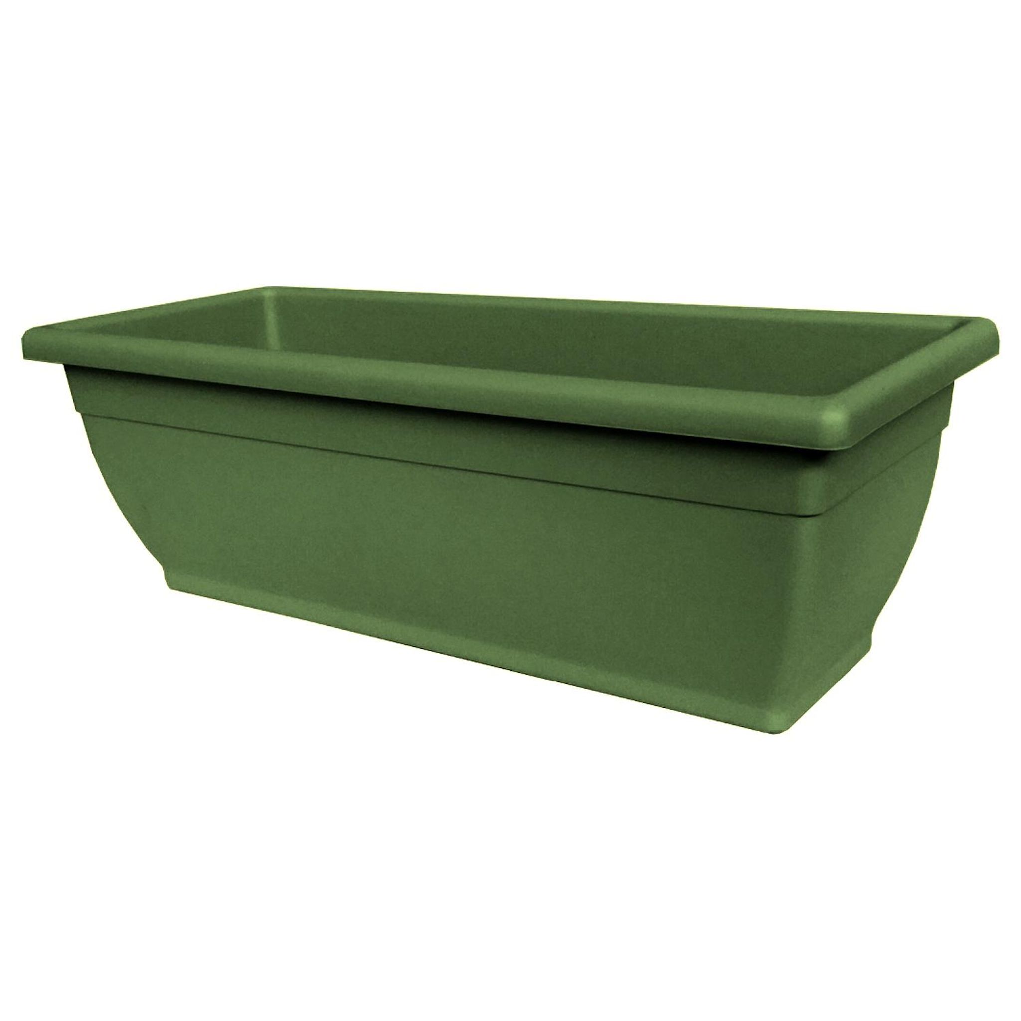 GARDENSTAR Jardinière plastique l60xh20c vert foncée