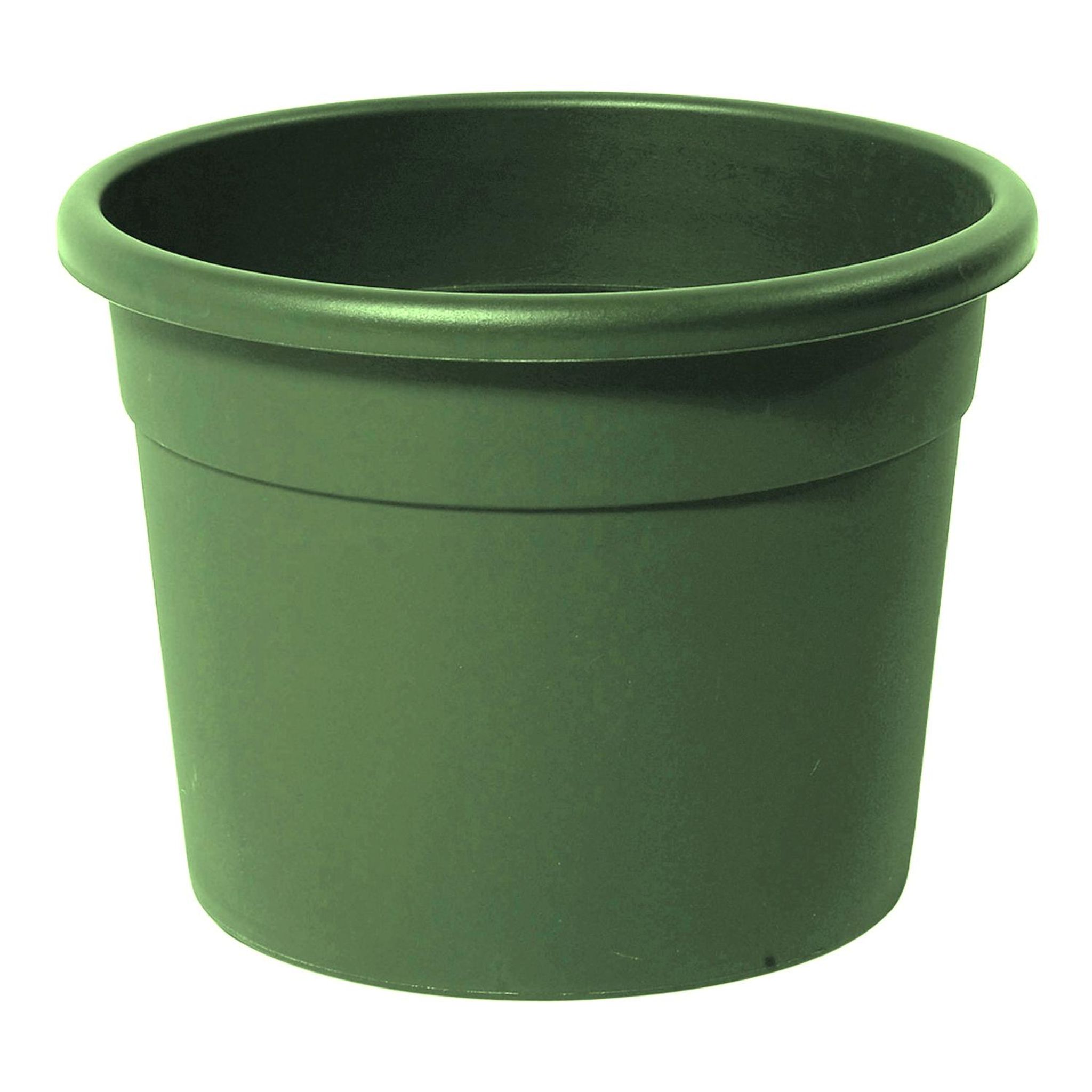 GARDENSTAR Pot plastique droit d30/h23 cm vert foncé