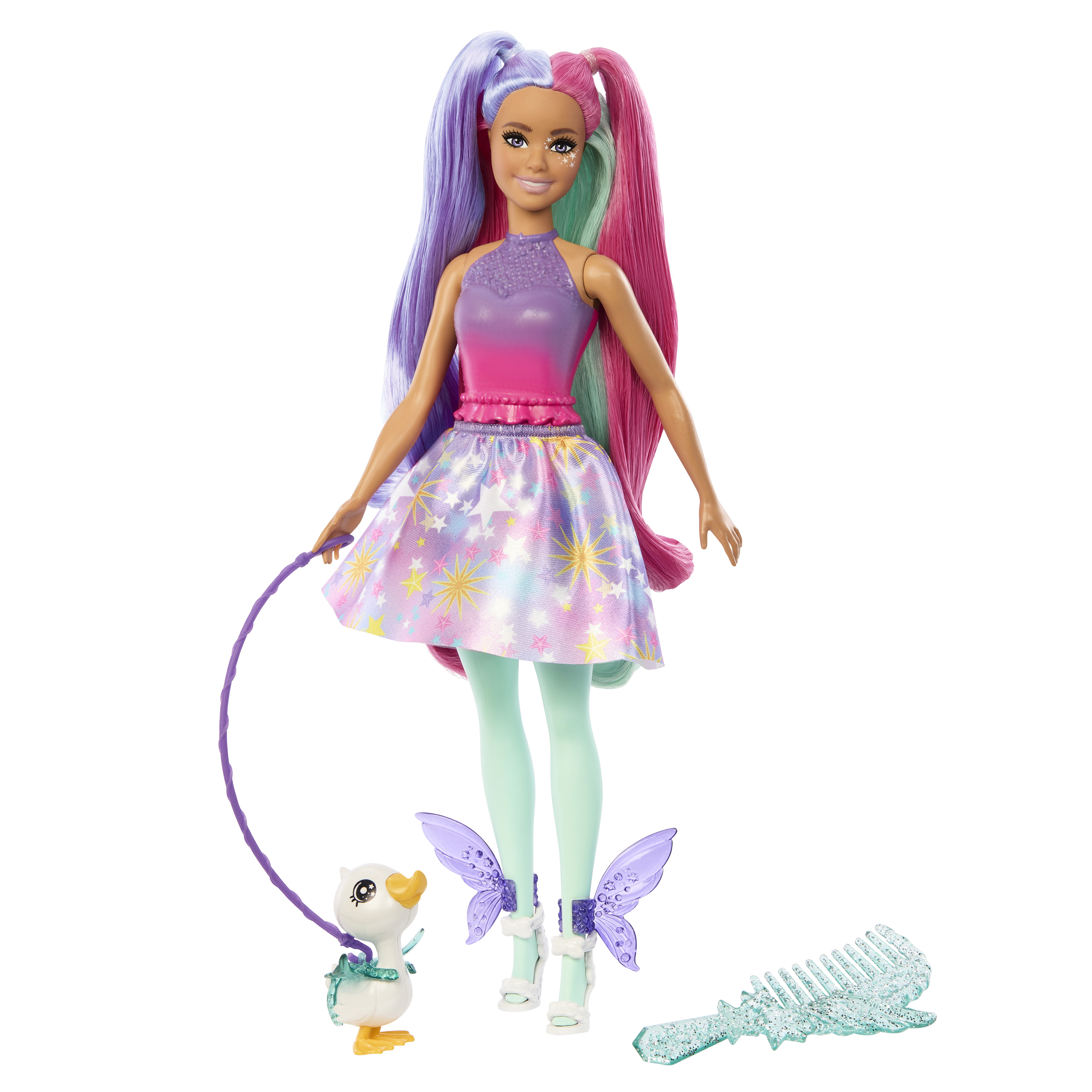 Voir la diapositive 2 : MATTEL Poupée Barbie Fée Touche de magie
