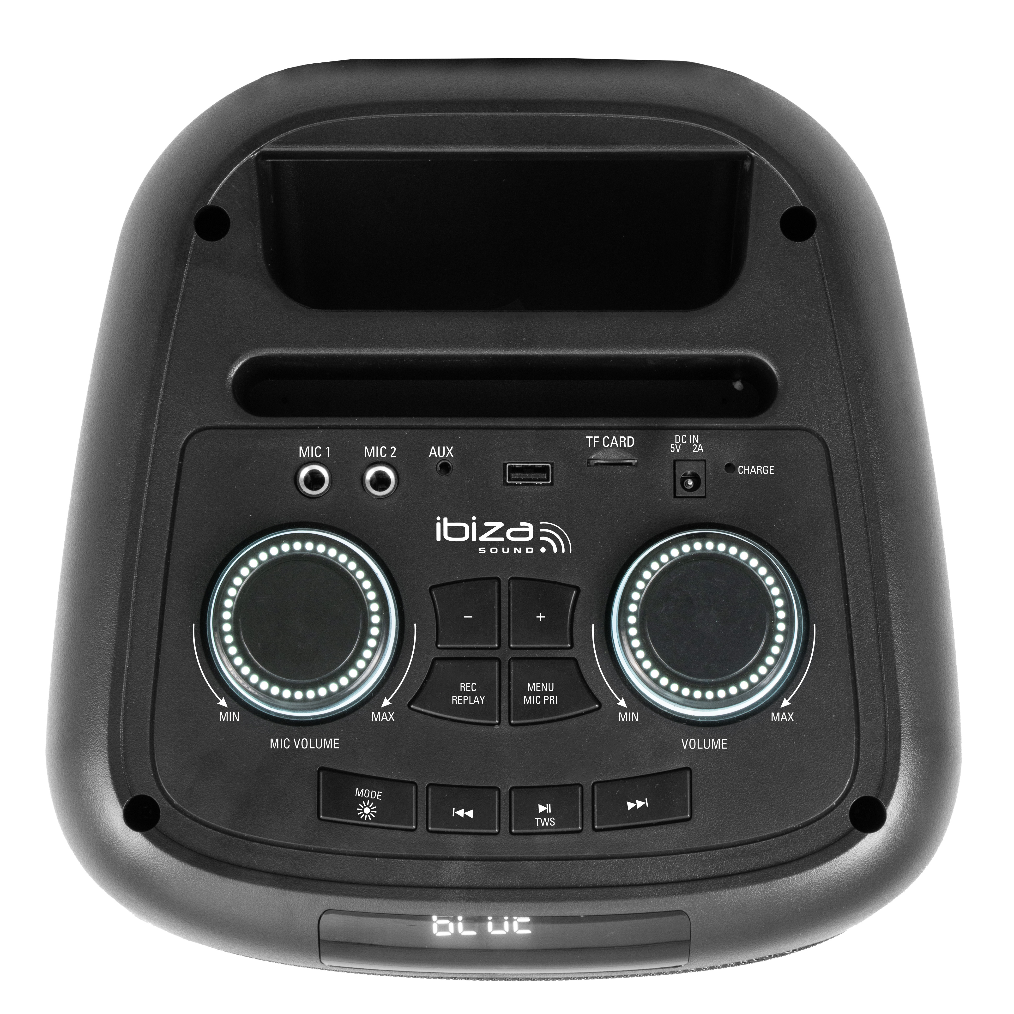 Voir la diapositive 2 : LOTRONIC Enceinte Ibiza Columba 700 - Noir