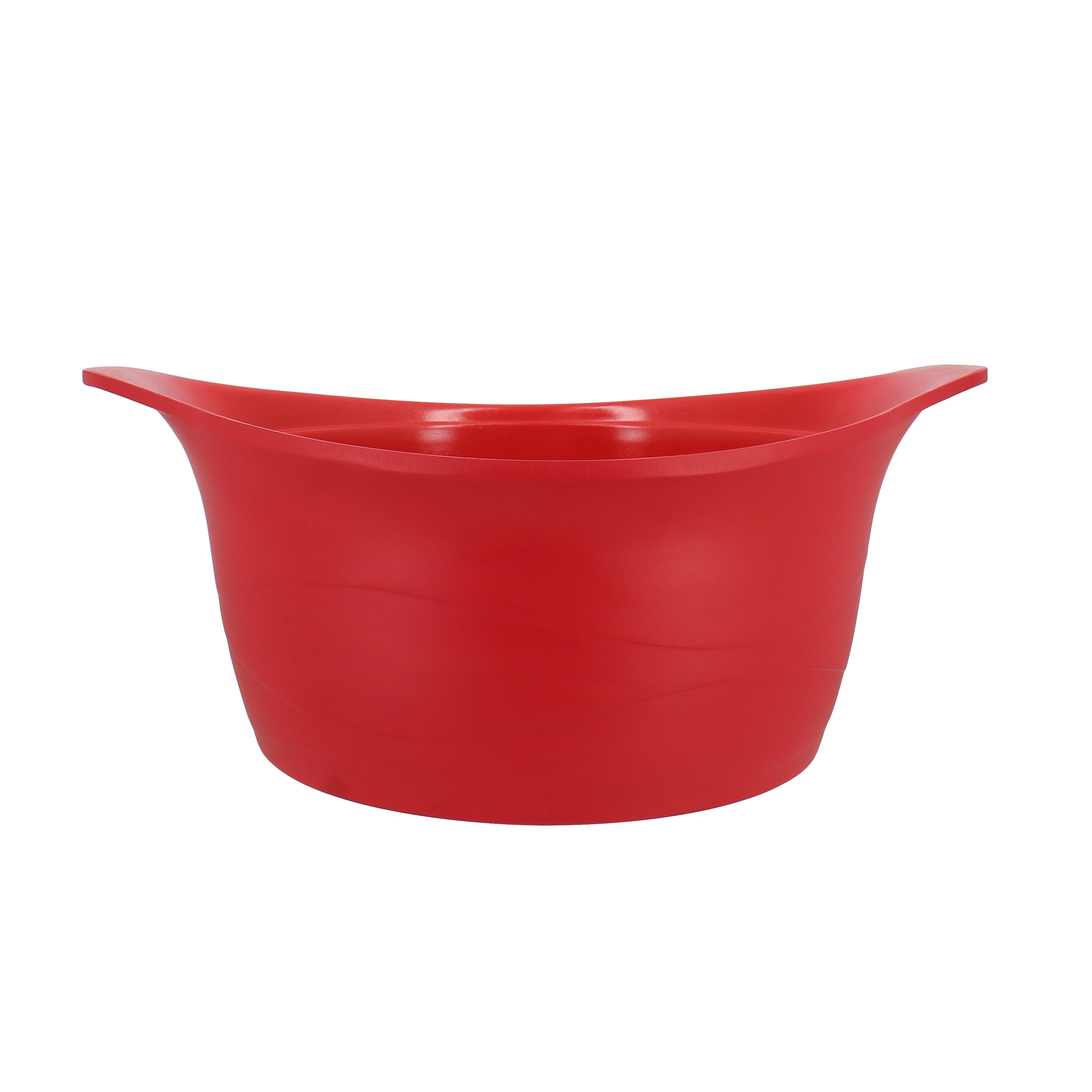 Voir la diapositive 4 : MENASTYL Cocotte en fonte d'aluminium 6 L 28 cm tous feux dont induction rouge