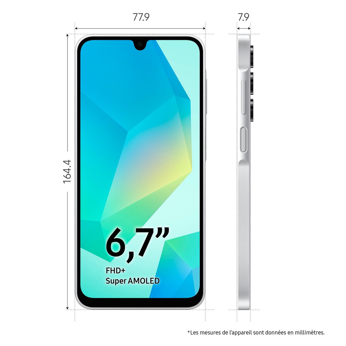 SAMSUNG Galaxy A16 4G 128Go - Gris