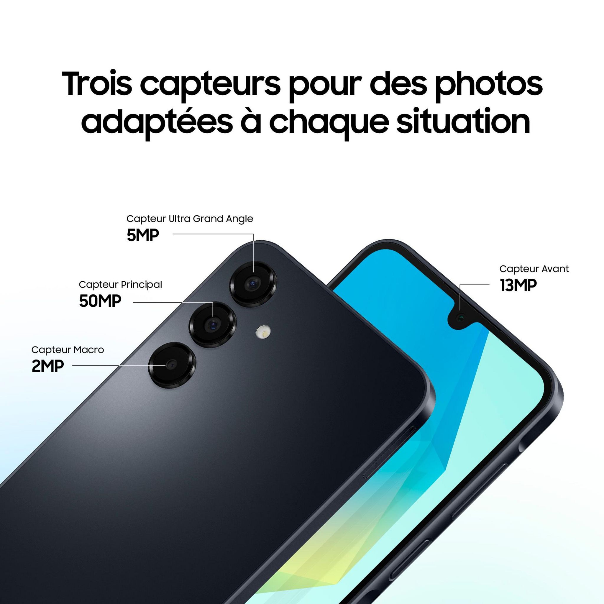 Voir la diapositive 7 : SAMSUNG Galaxy A16 4G 128Go - Gris