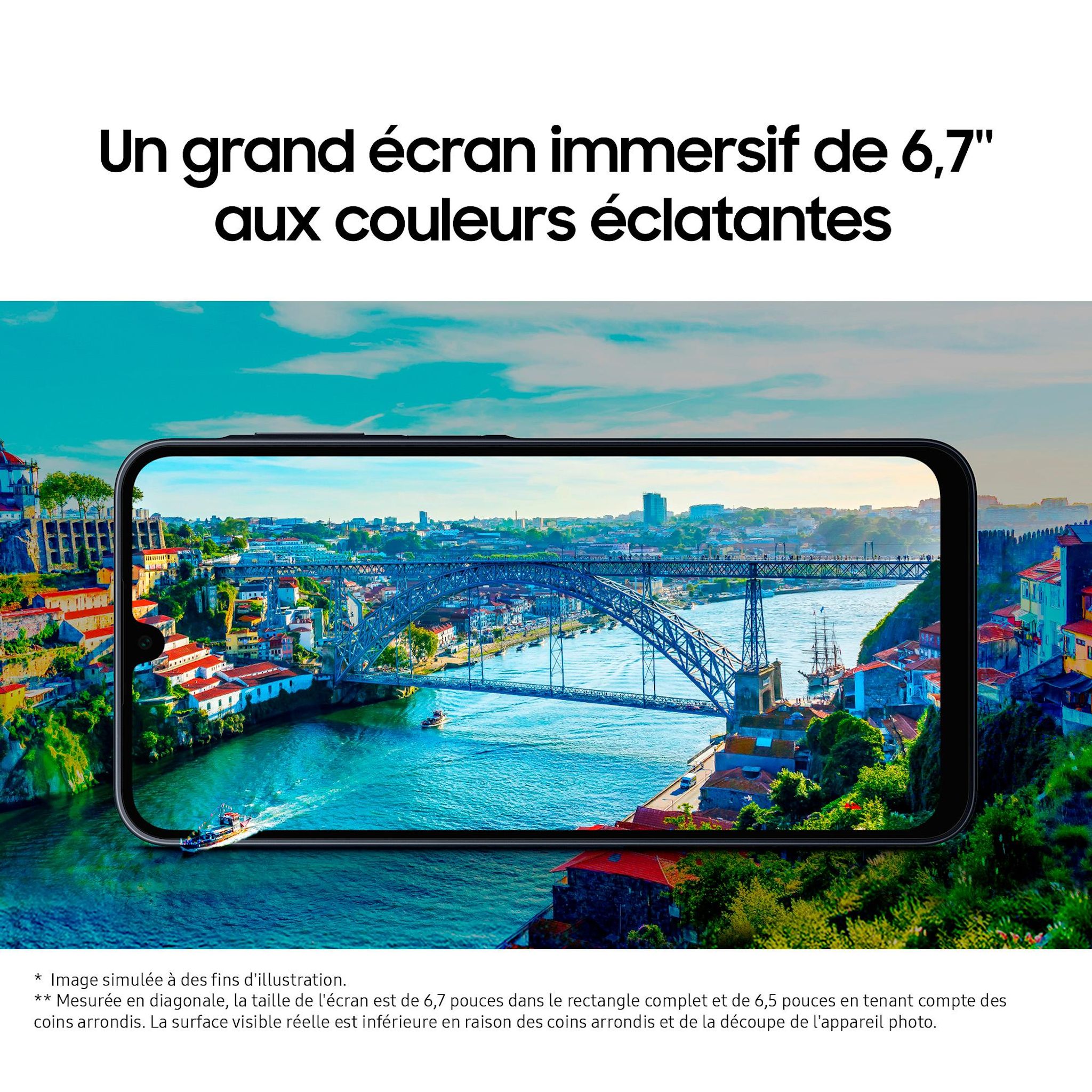 Voir la diapositive 5 : SAMSUNG Galaxy A16 4G 128Go - Bleu Nuit