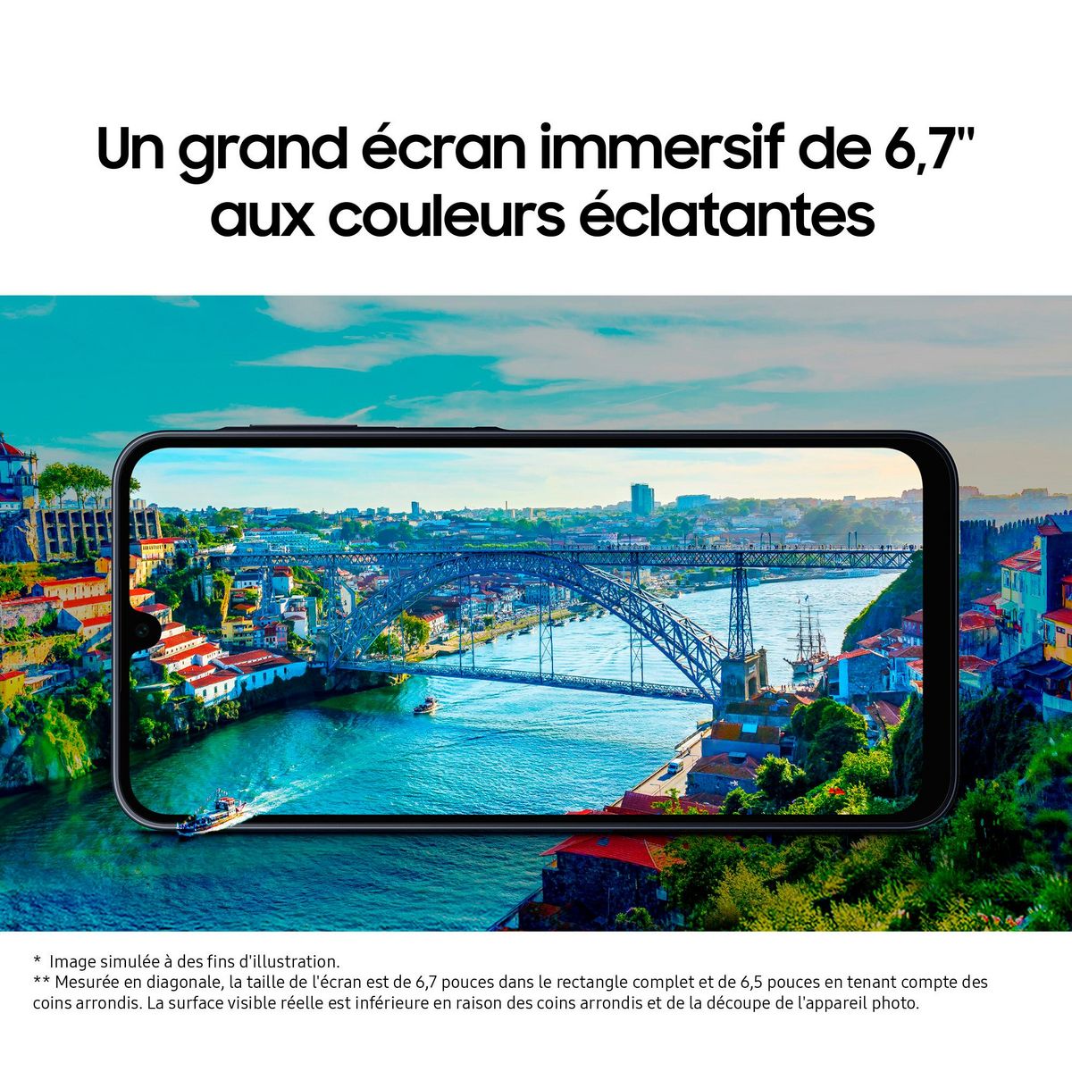SAMSUNG Galaxy A16 4G 128Go - Bleu Nuit