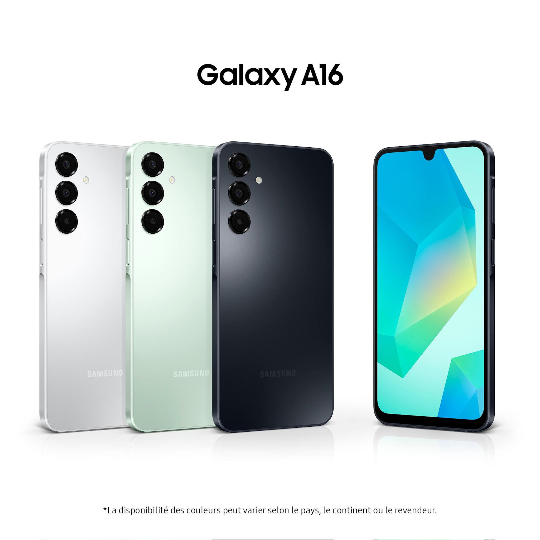 Voir la diapositive 2 : SAMSUNG Galaxy A16 4G 128Go - Vert d'eau