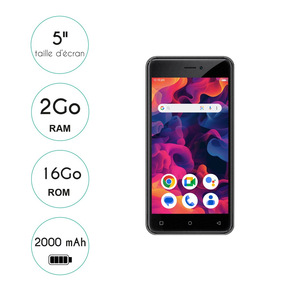 LOGICOM EZY 16Go - Noir