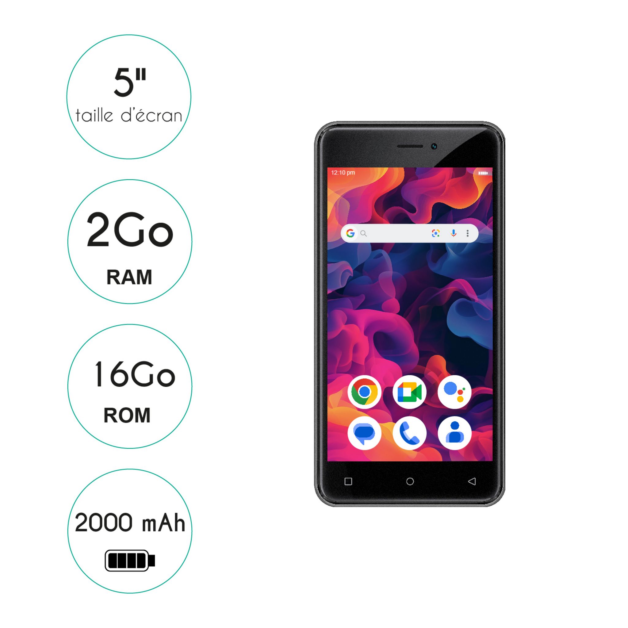 Voir la diapositive 2 : LOGICOM EZY 16Go - Noir