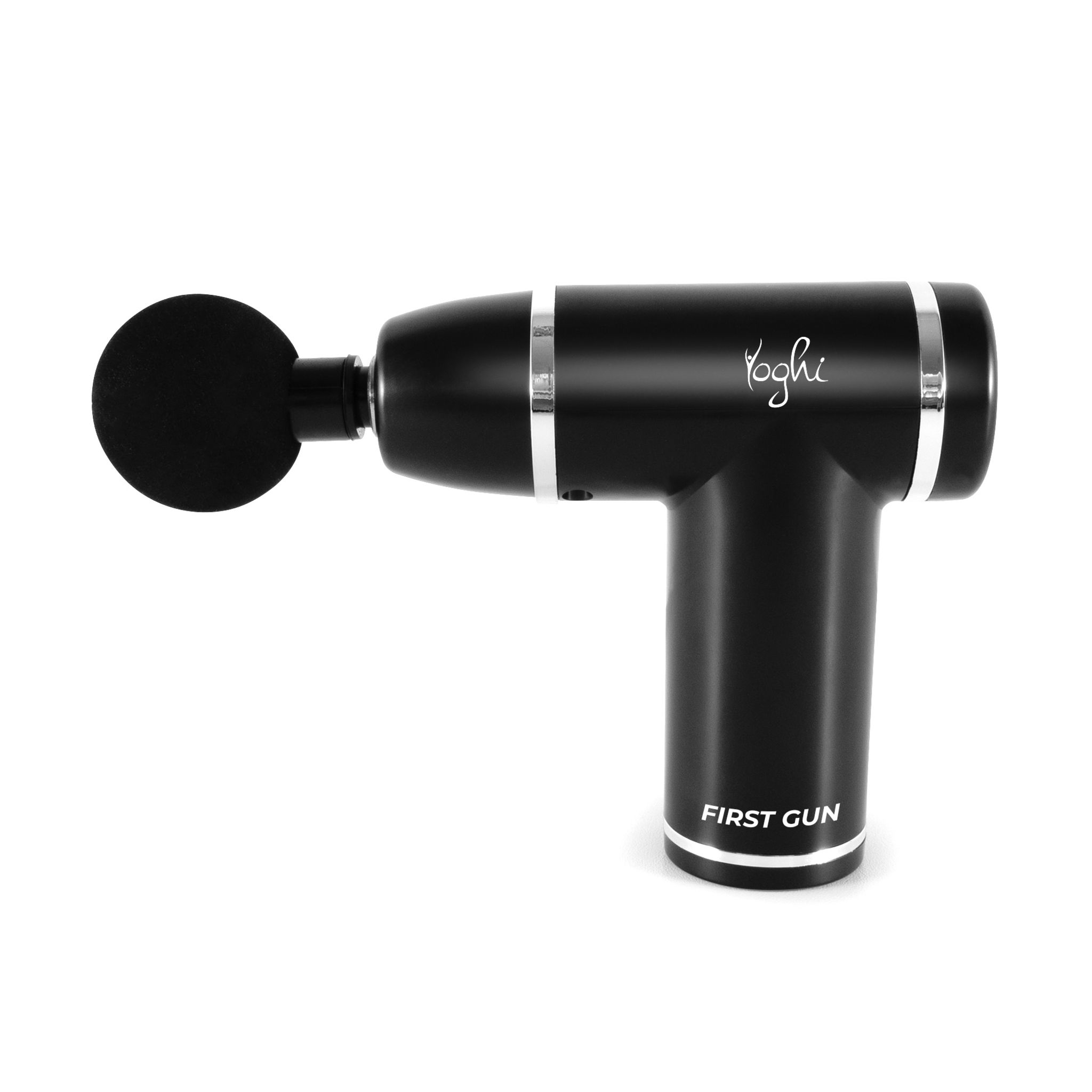 Voir la diapositive 2 : YOGHI Pistolet de massage à percussion FIRSTGUN - Noir
