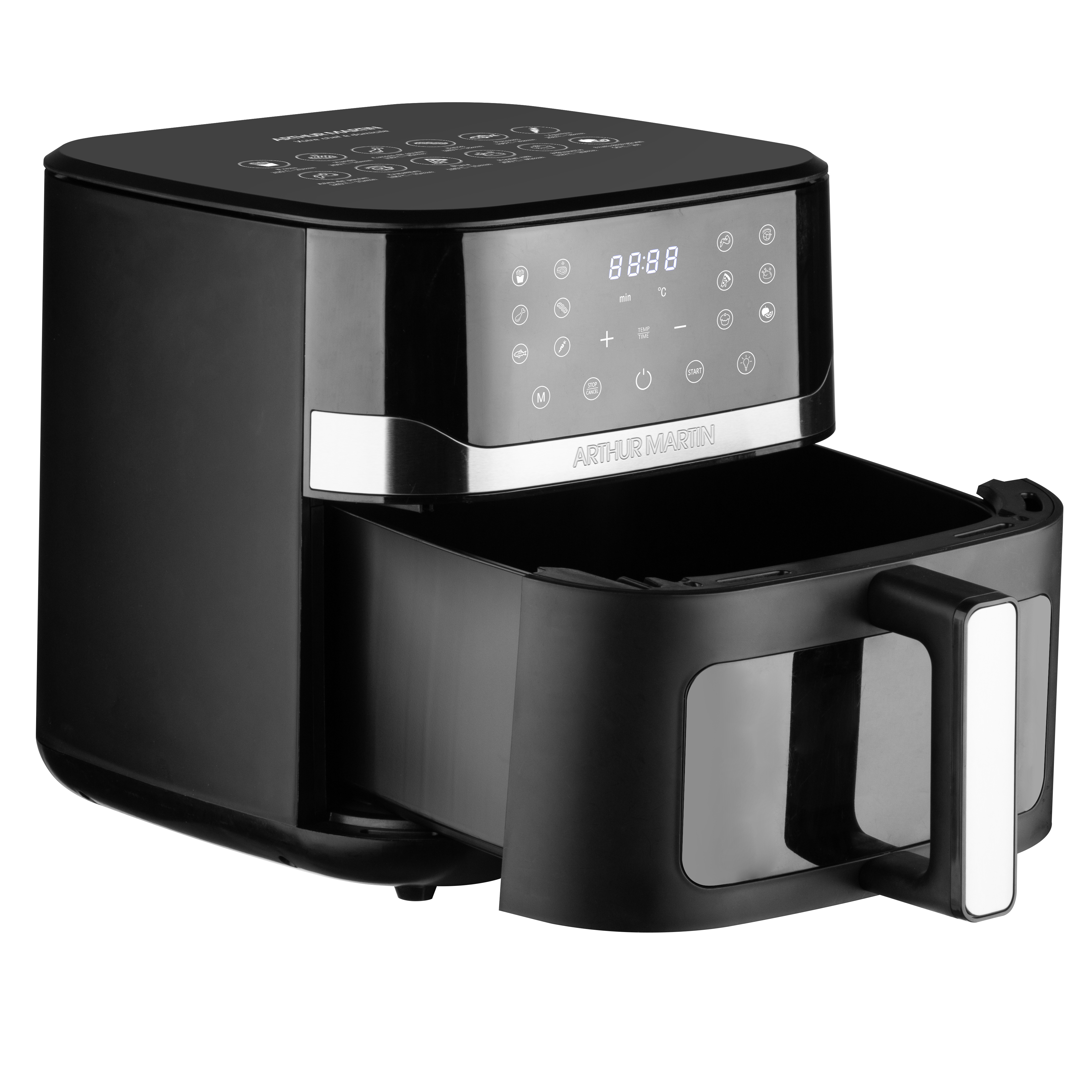 Voir la diapositive 3 : ARTHUR MARTIN Friteuse sans huile à air chaud AMPAF1800 - Noir