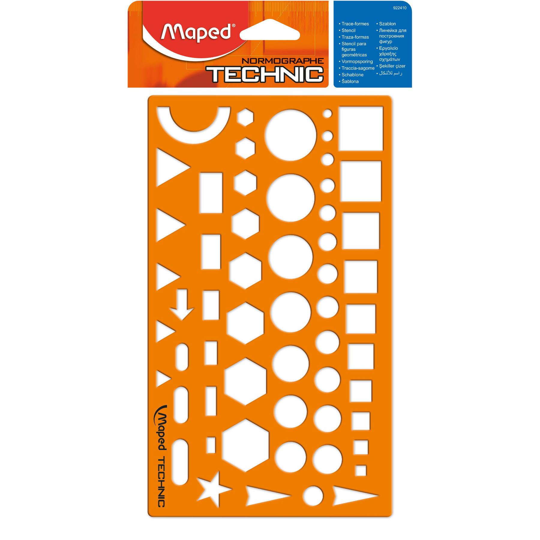 MAPED Normagraphe Technic Pro Gabarit Combiné