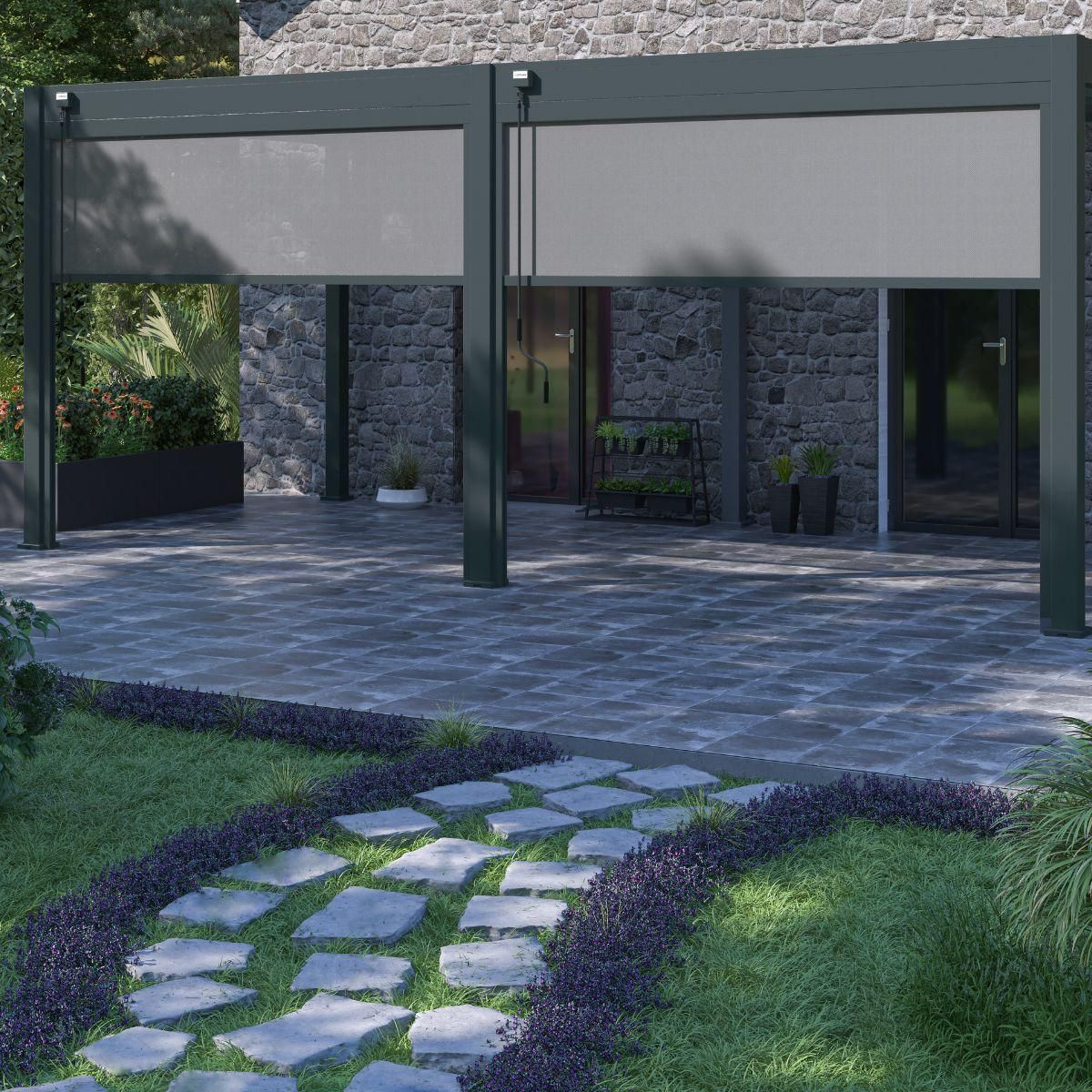 OMBREA Store latéral 3M anthracite