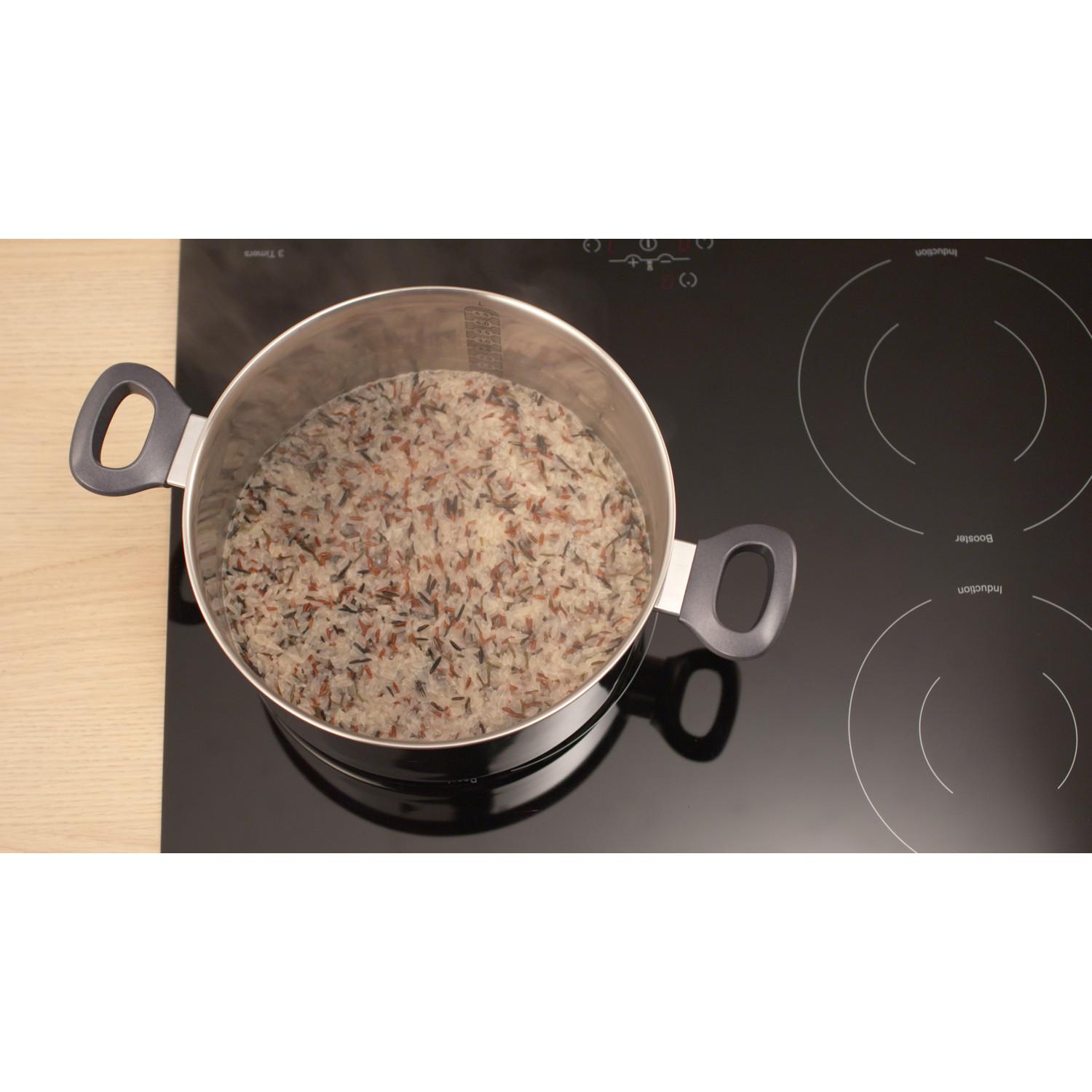 Voir la diapositive 4 : TEFAL Faitout 20 cm inox tous feux dont induction avec couvercle DAILY COOK