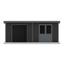 Voir la diapositive 8 : KETER Abri de jardin bois composite anthracite  - 18m² - ONYX 63