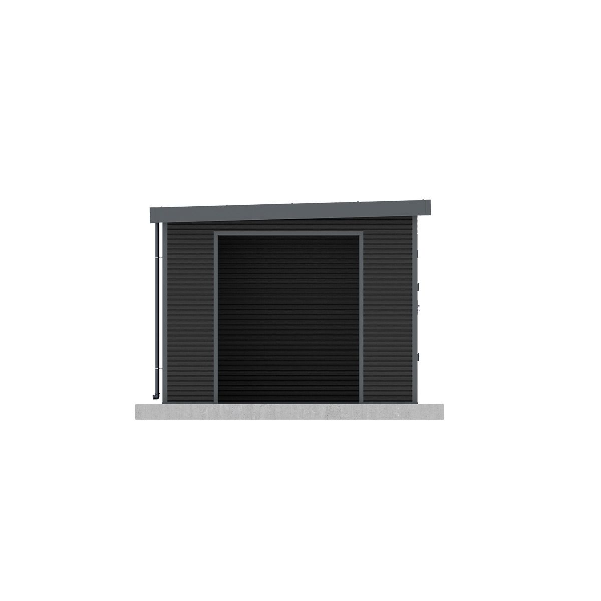 KETER Abri de jardin bois composite anthracite  - 18m² - ONYX 63