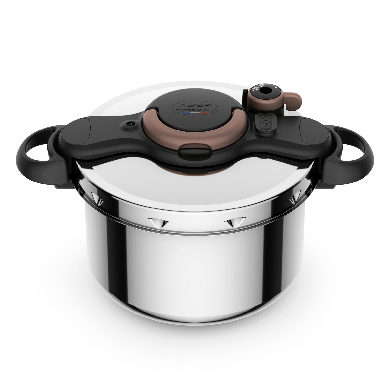TEFAL Autocuiseur 7.5 L ClispoMinut tous feux dont induction