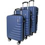 Voir la diapositive 10 : AIRPORT Valise ABS Linear 75cm 8 roues - Bleu