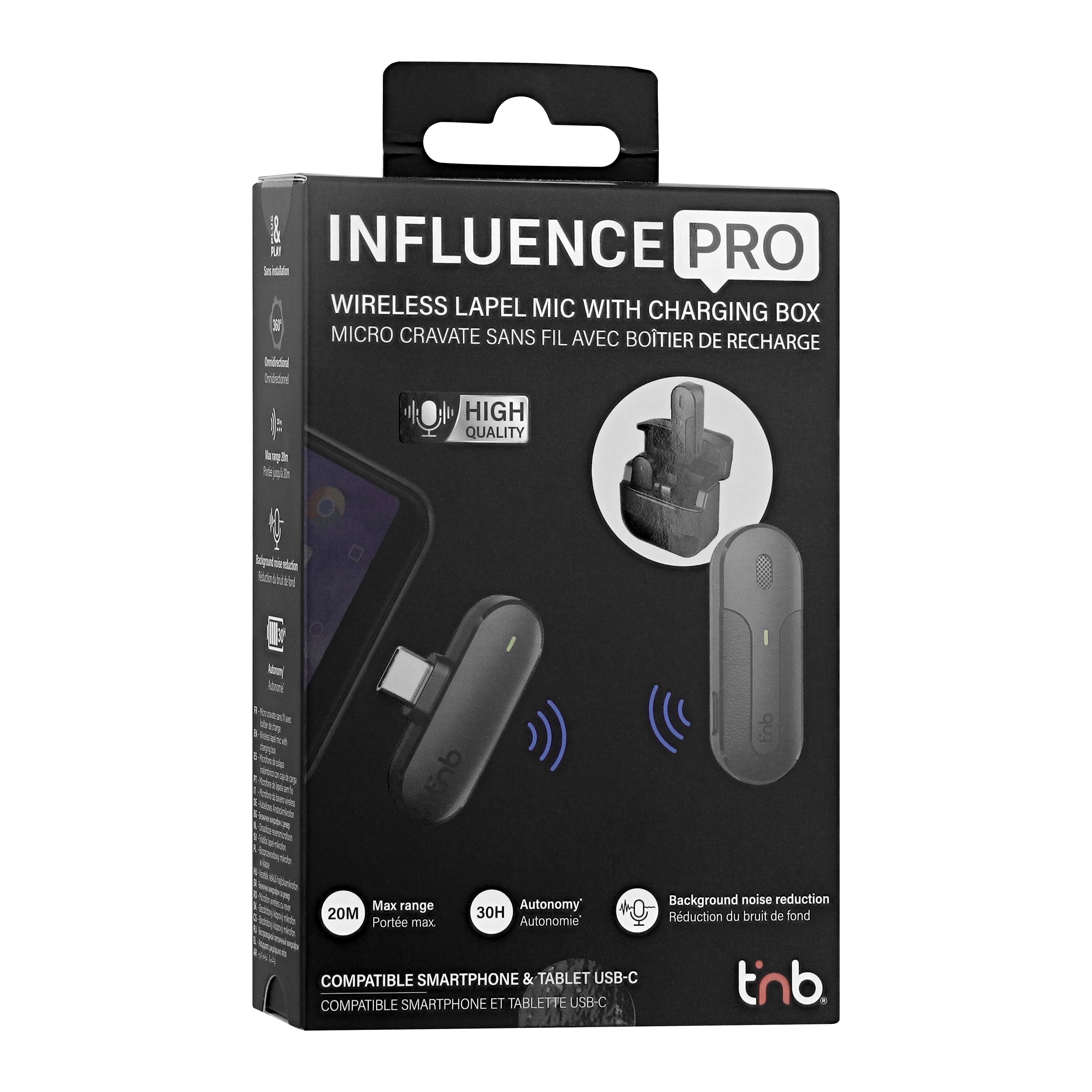 Voir la diapositive 10 : TNB Micro cravate sans fil USB C