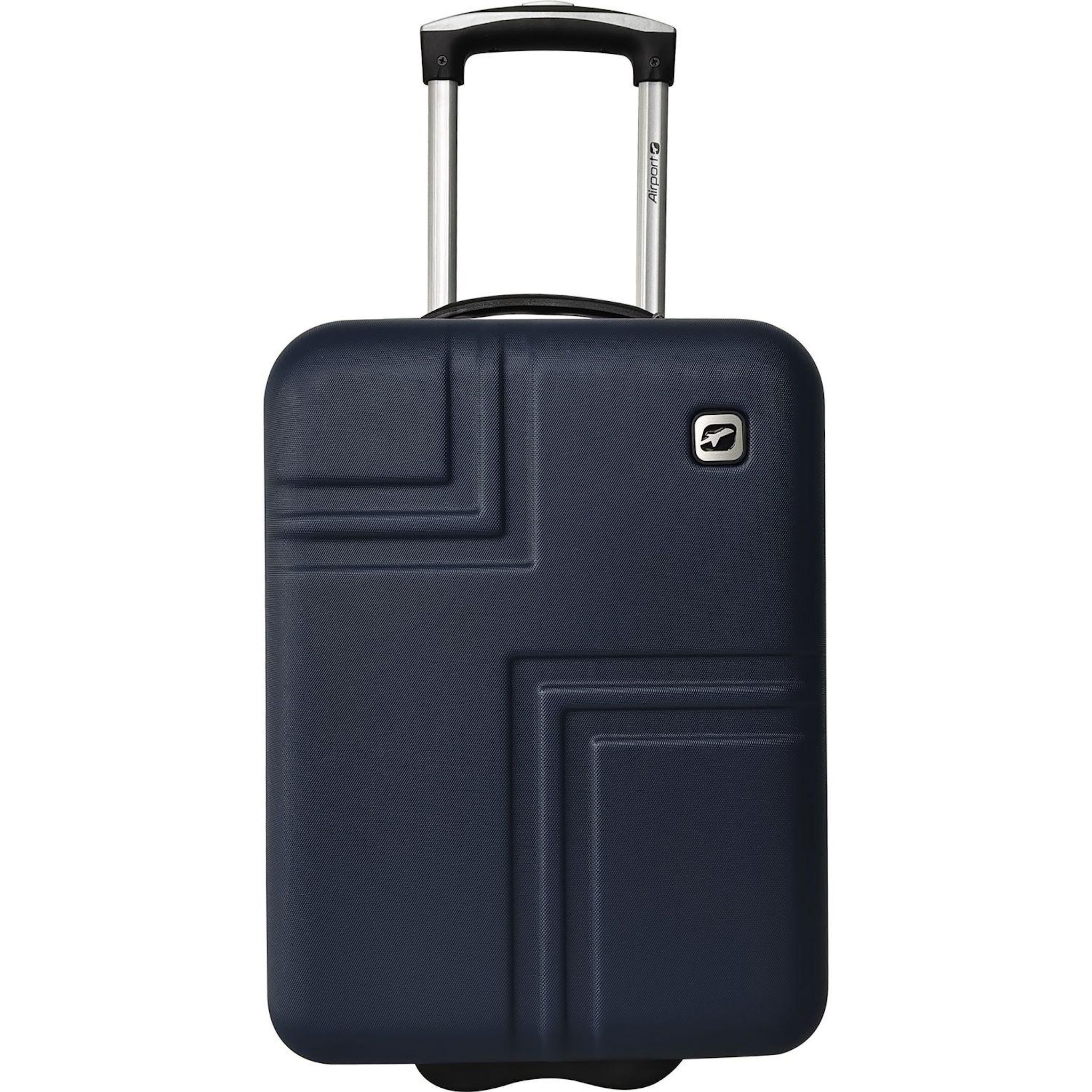 Voir la diapositive 2 : AIRPORT Valise ABS 45cm LINEA - Bleu