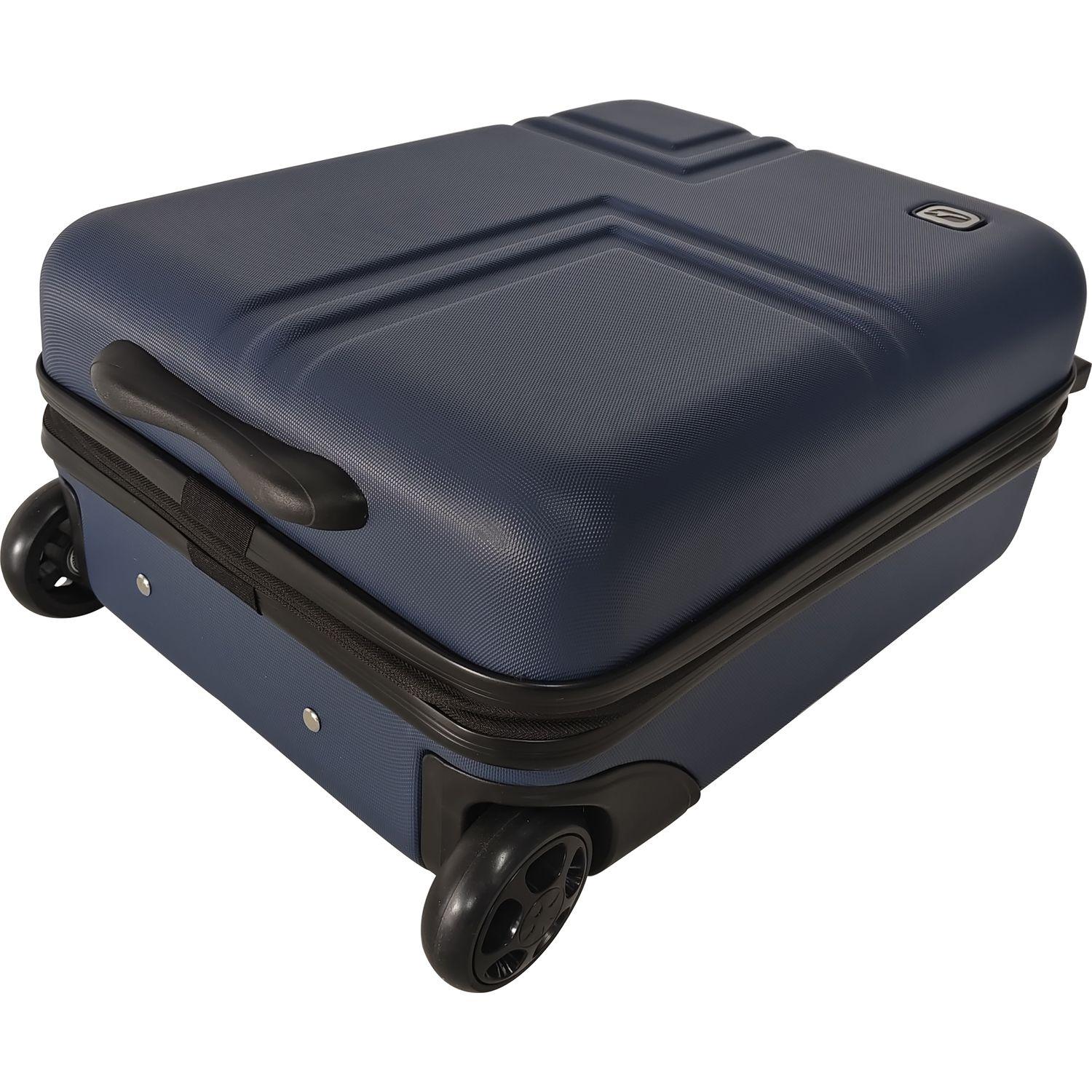 Voir la diapositive 6 : AIRPORT Valise ABS 45cm LINEA - Bleu