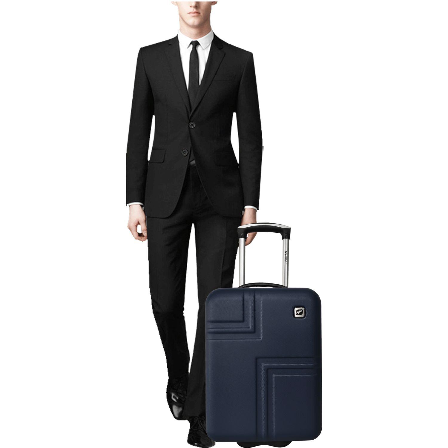 Voir la diapositive 9 : AIRPORT Valise ABS 45cm LINEA - Bleu