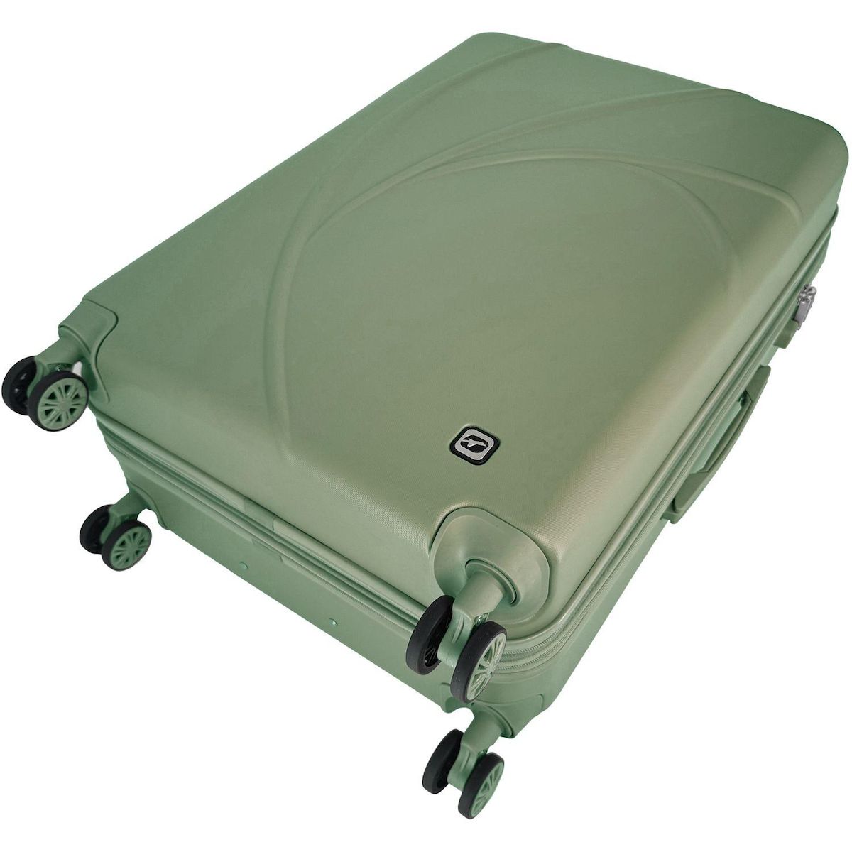 AIRPORT Valise ABS Blossom 55cm 8 roues - Vert
