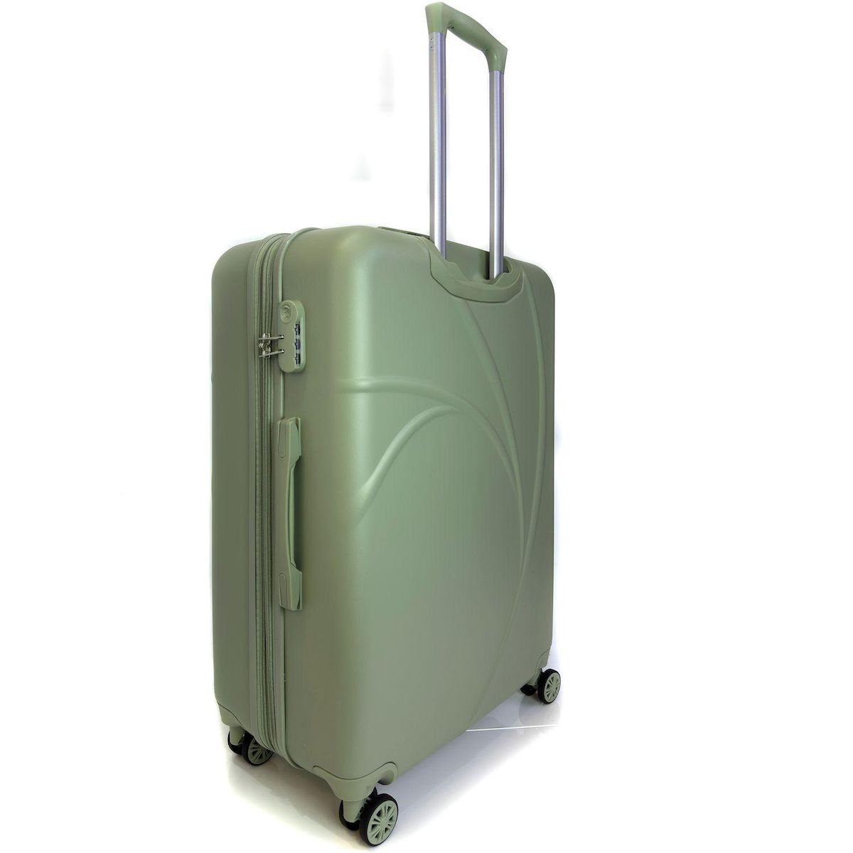 AIRPORT Valise ABS Blossom 55cm 8 roues - Vert