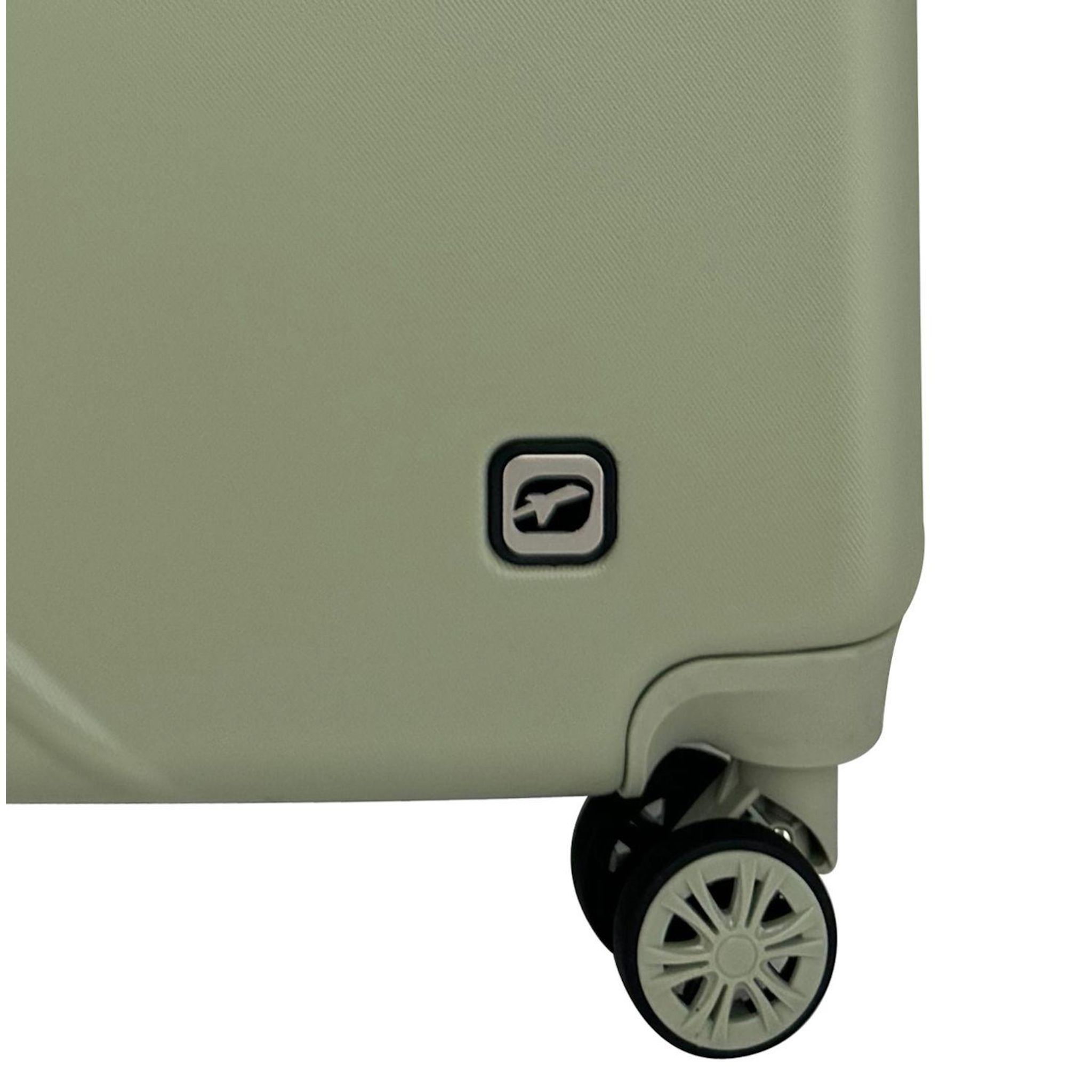 Voir la diapositive 11 : AIRPORT Valise ABS Blossom 75cm 8 roues extensible L - Vert