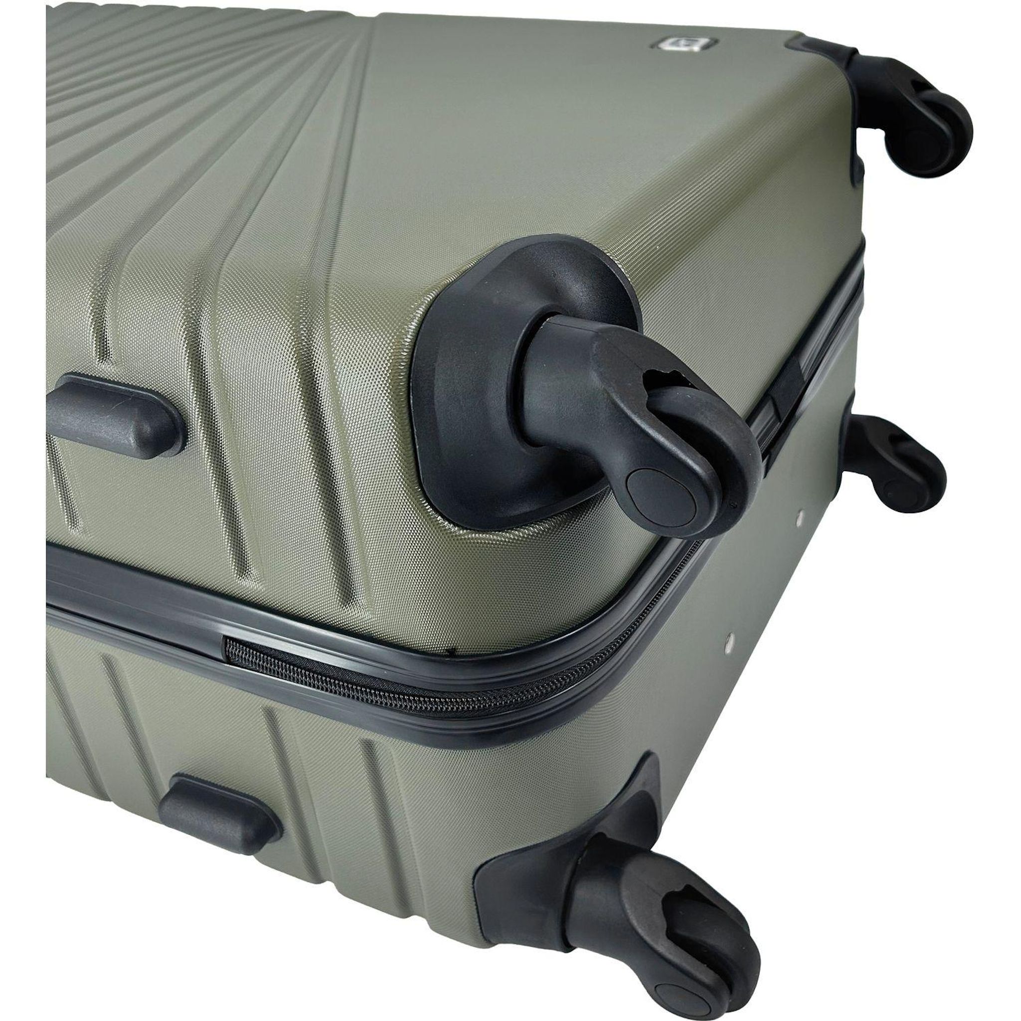 Voir la diapositive 7 : AIRPORT Valise ABS Spotlight 60cm 4 roues - Kaki
