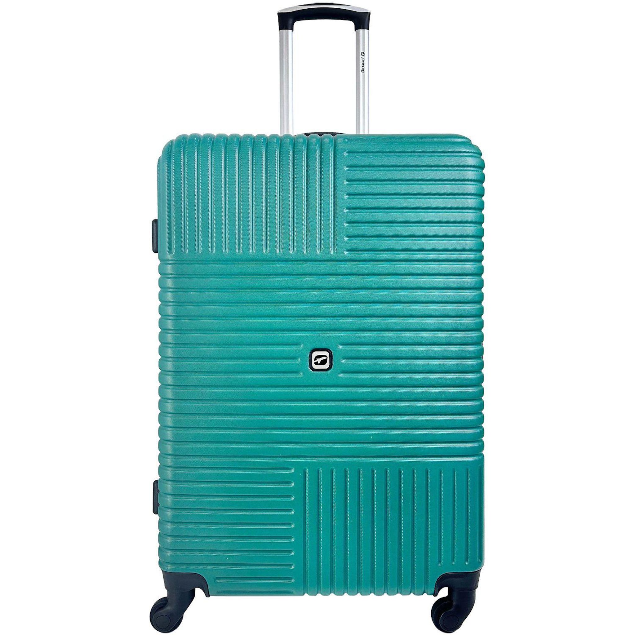 AIRPORT Valise ABS ZEN 55cm 4 roues - Vert
