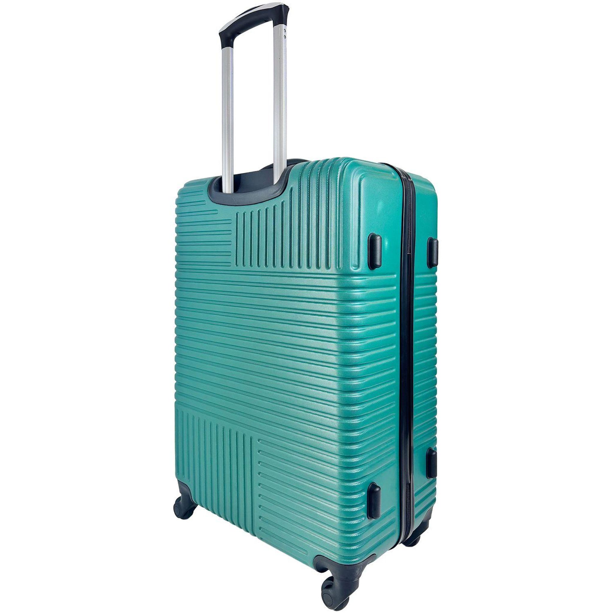 Voir la diapositive 3 : AIRPORT Valise ABS ZEN 55cm 4 roues - Vert