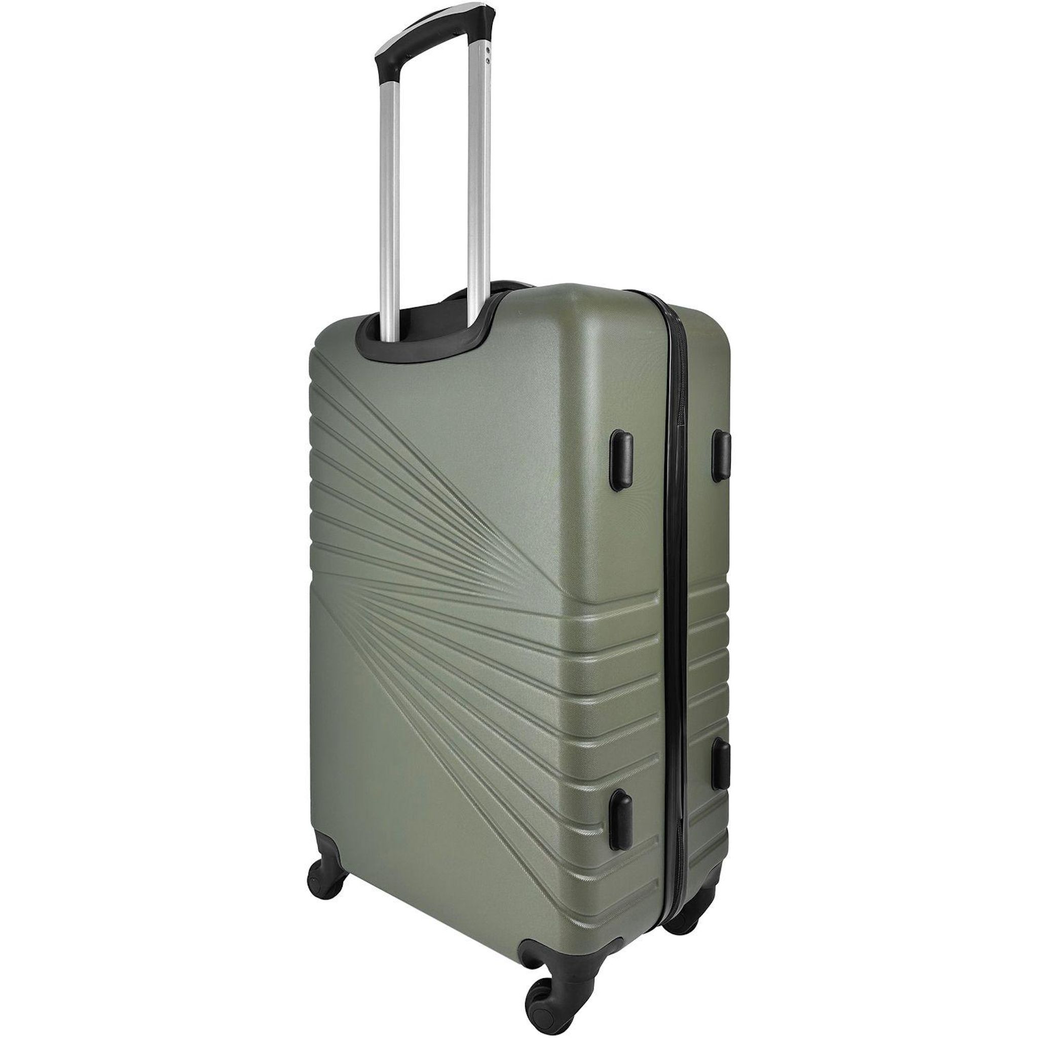 Voir la diapositive 2 : AIRPORT Valise ABS Spotlight 70cm 4 roues - Kaki