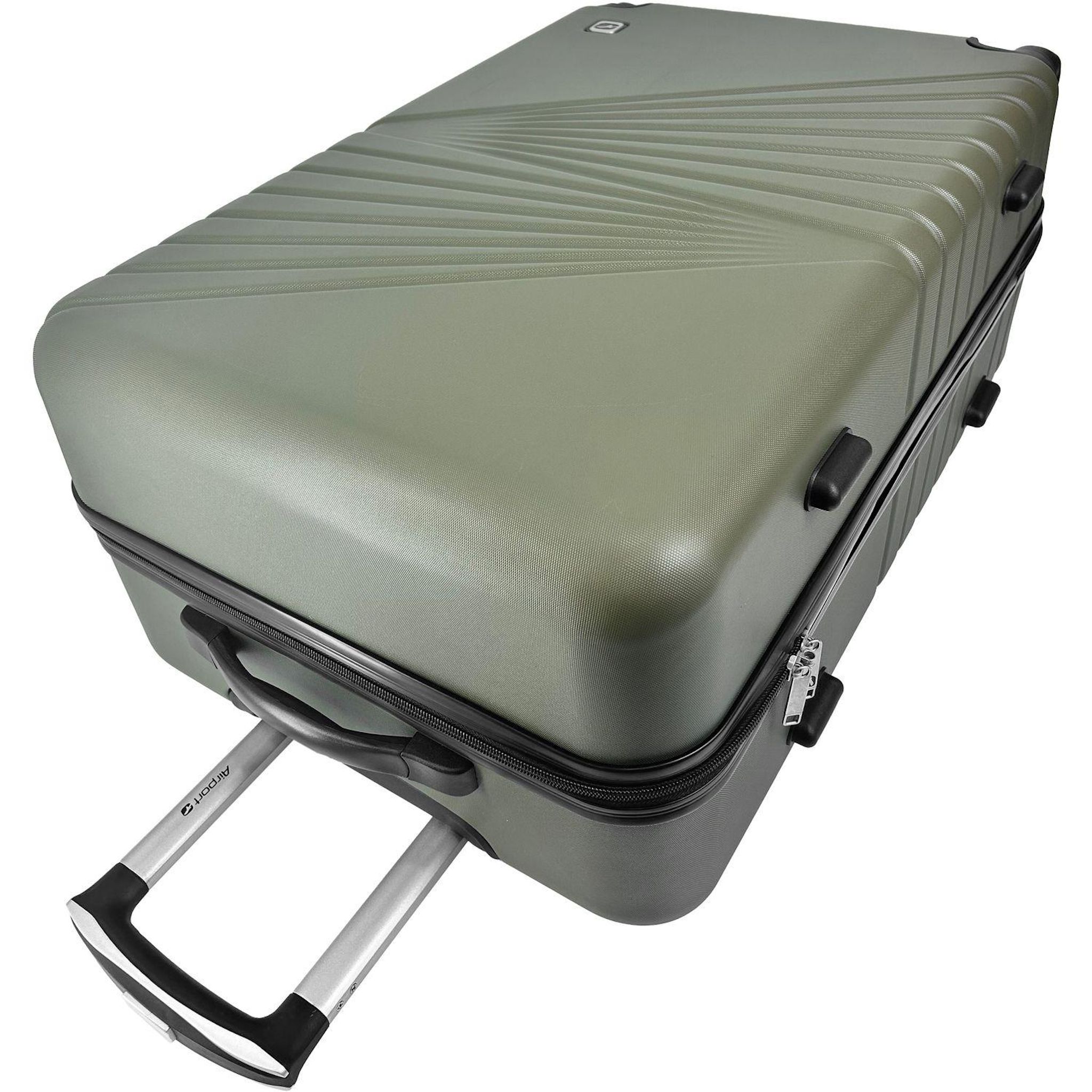 Voir la diapositive 3 : AIRPORT Valise ABS Spotlight 70cm 4 roues - Kaki