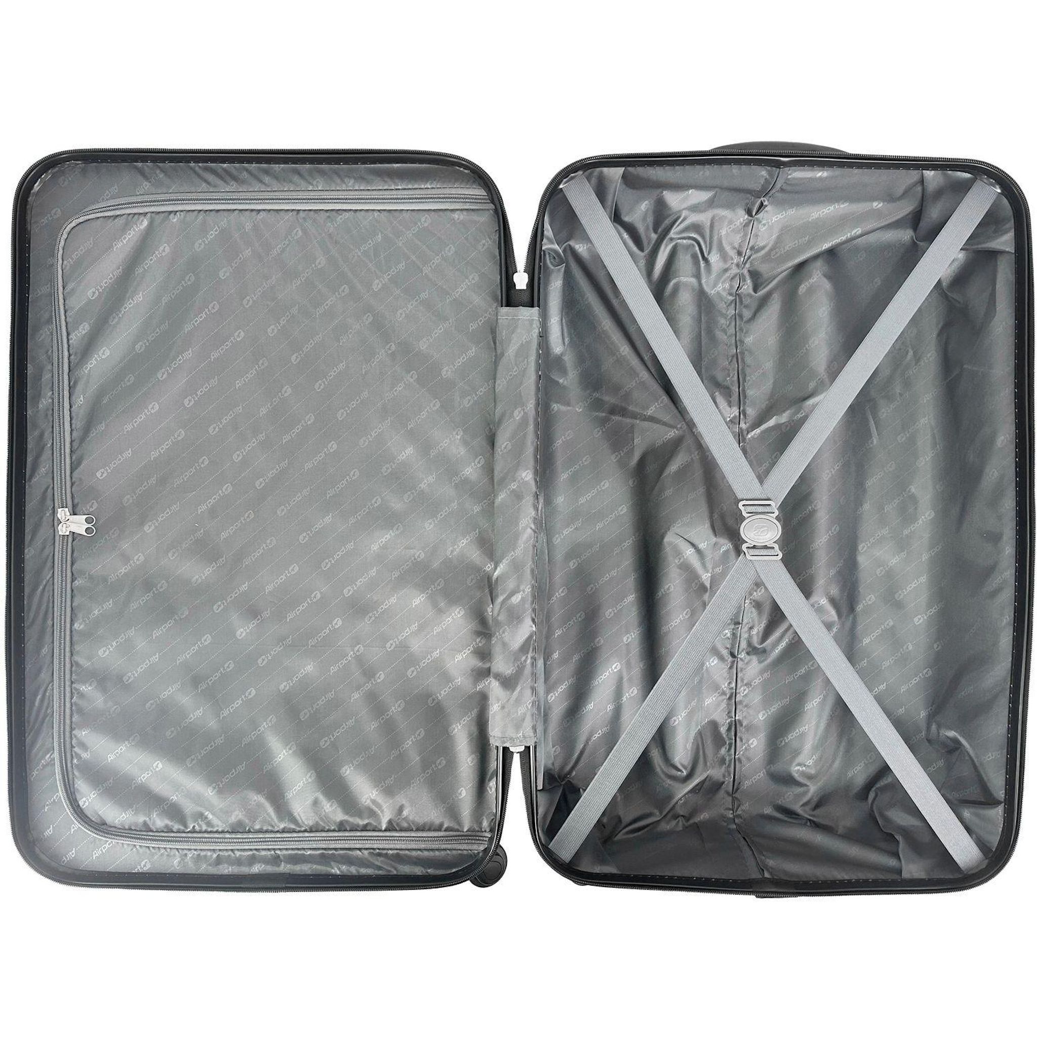Voir la diapositive 5 : AIRPORT Valise ABS Spotlight 70cm 4 roues - Kaki
