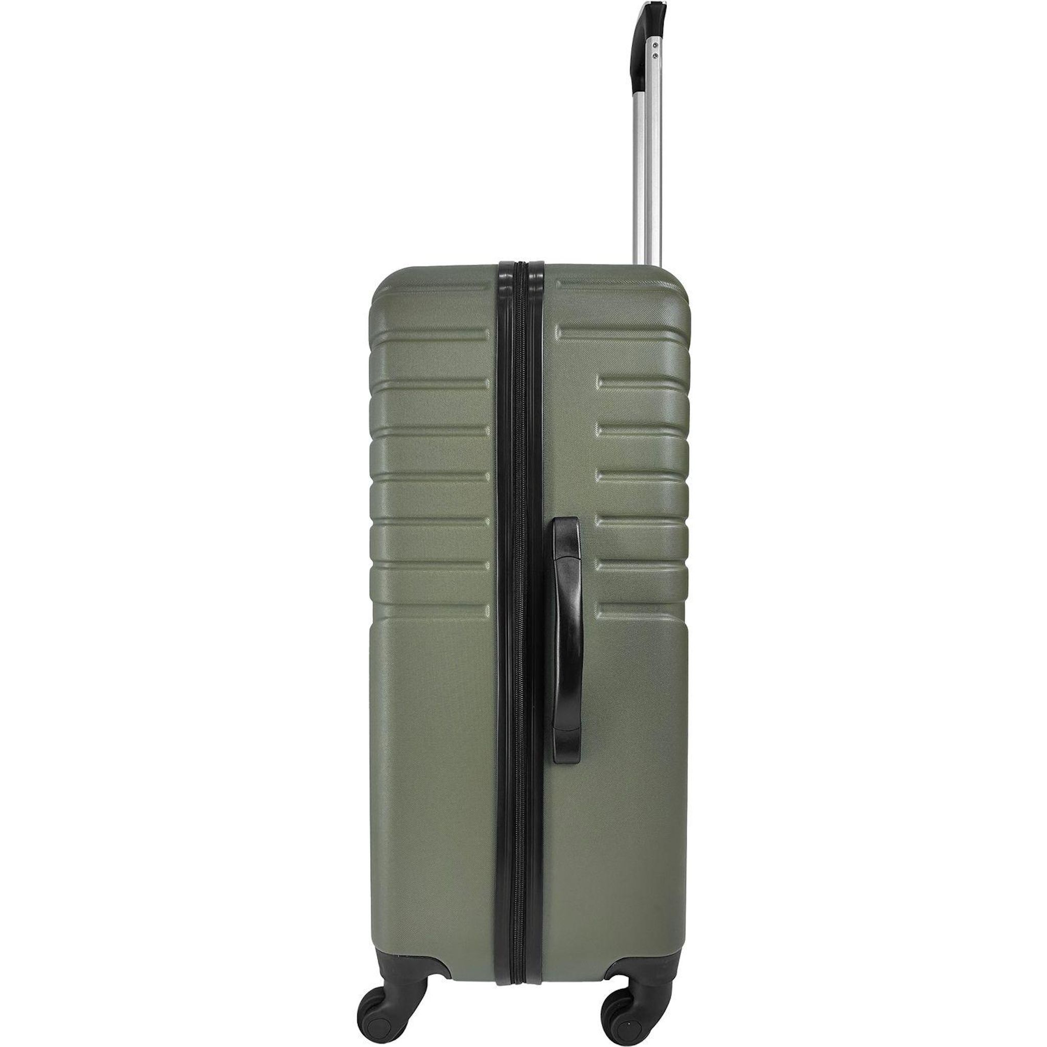 Voir la diapositive 6 : AIRPORT Valise ABS Spotlight 70cm 4 roues - Kaki