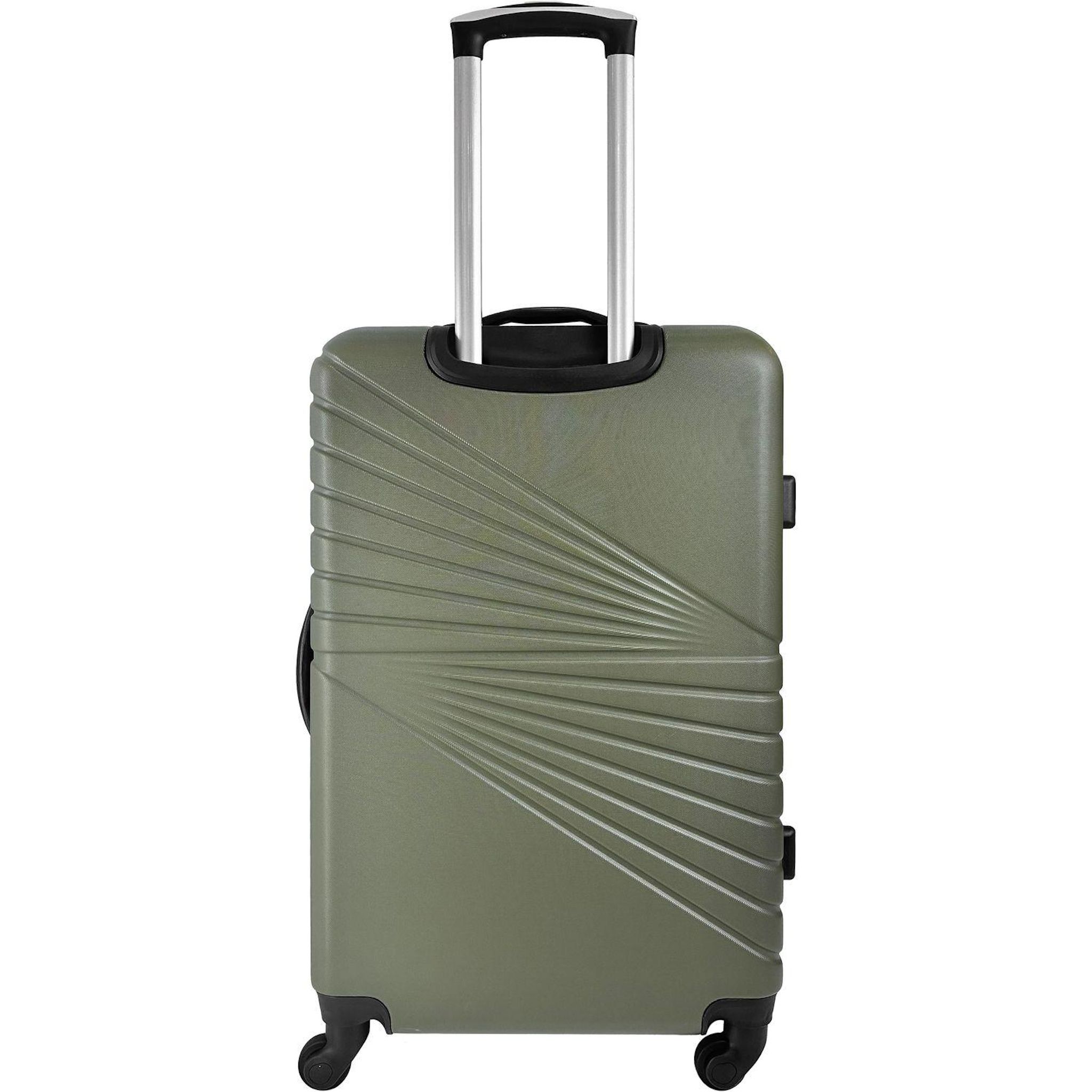 Voir la diapositive 7 : AIRPORT Valise ABS Spotlight 70cm 4 roues - Kaki