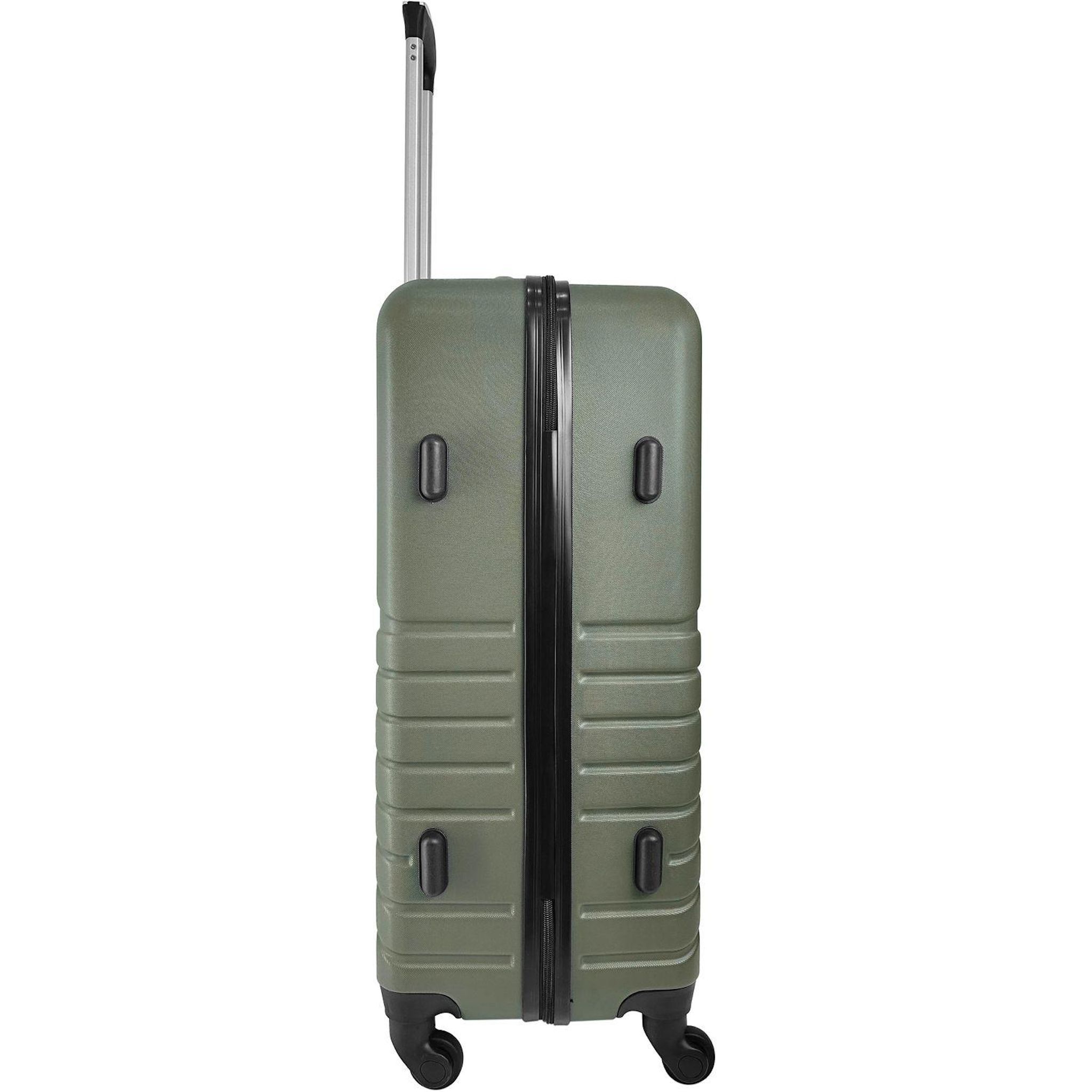 Voir la diapositive 8 : AIRPORT Valise ABS Spotlight 70cm 4 roues - Kaki