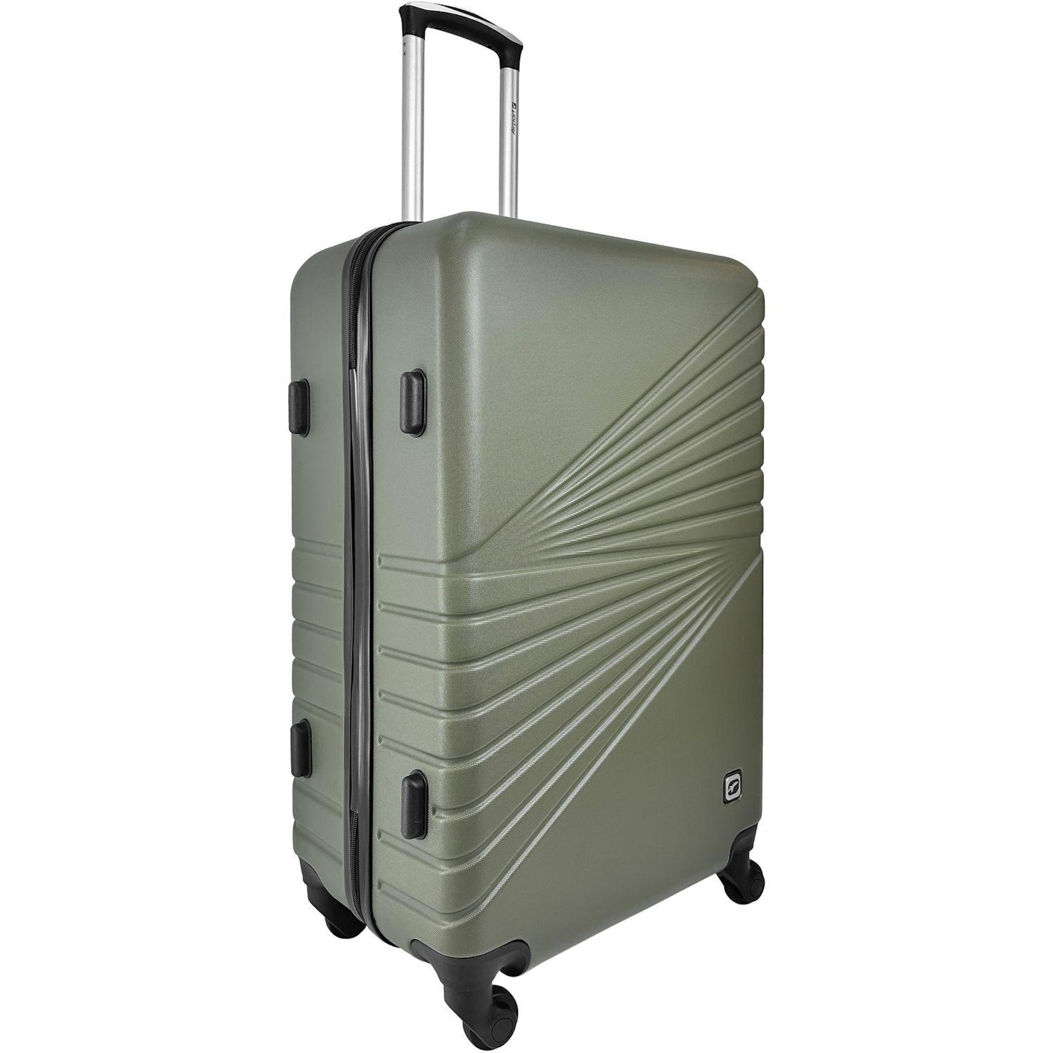 Voir la diapositive 9 : AIRPORT Valise ABS Spotlight 70cm 4 roues - Kaki