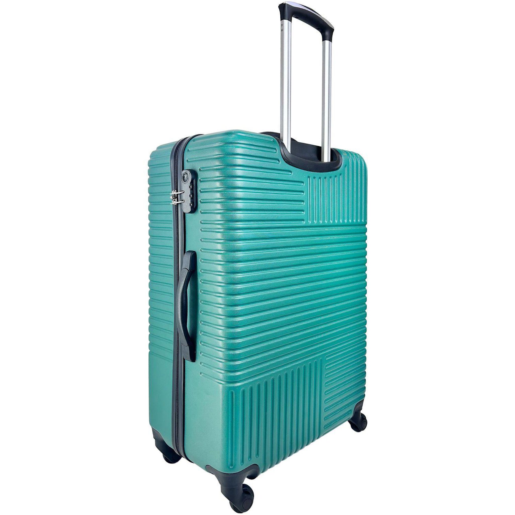 Voir la diapositive 10 : AIRPORT Valise ABS ZEN 65cm 4 roues - Vert