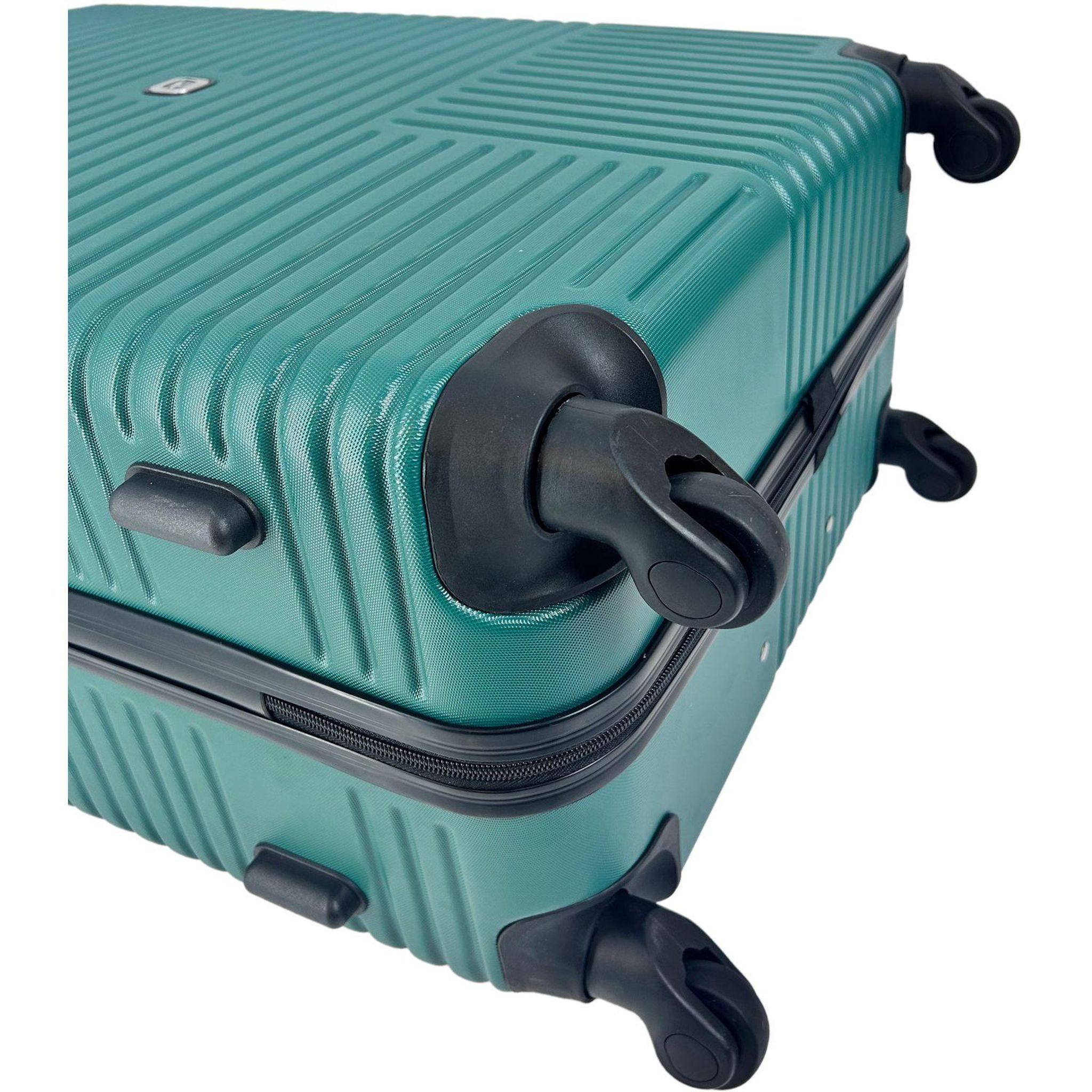 Voir la diapositive 11 : AIRPORT Valise ABS ZEN 65cm 4 roues - Vert