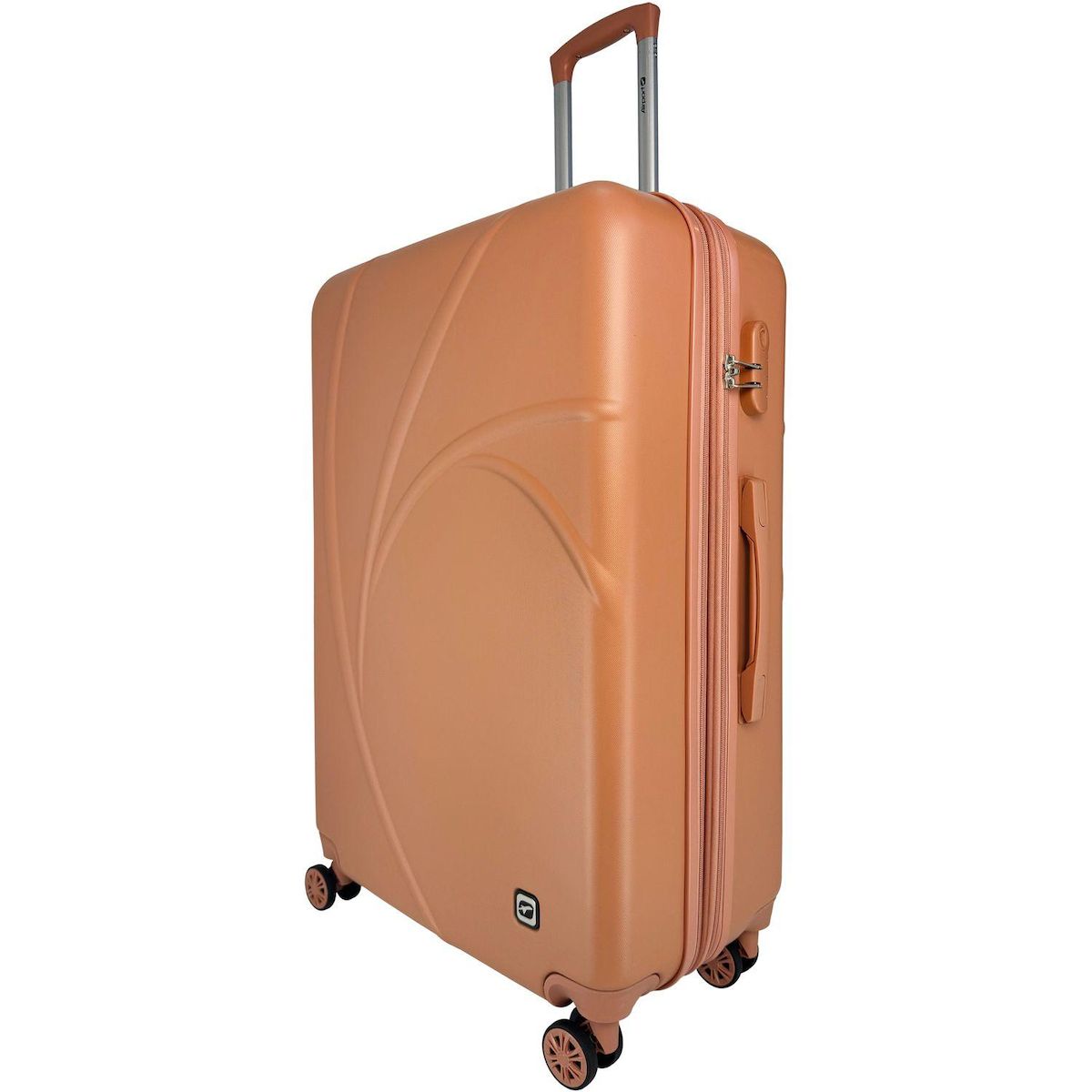 AIRPORT Valise ABS Blossom 55cm 8 roues - Rose