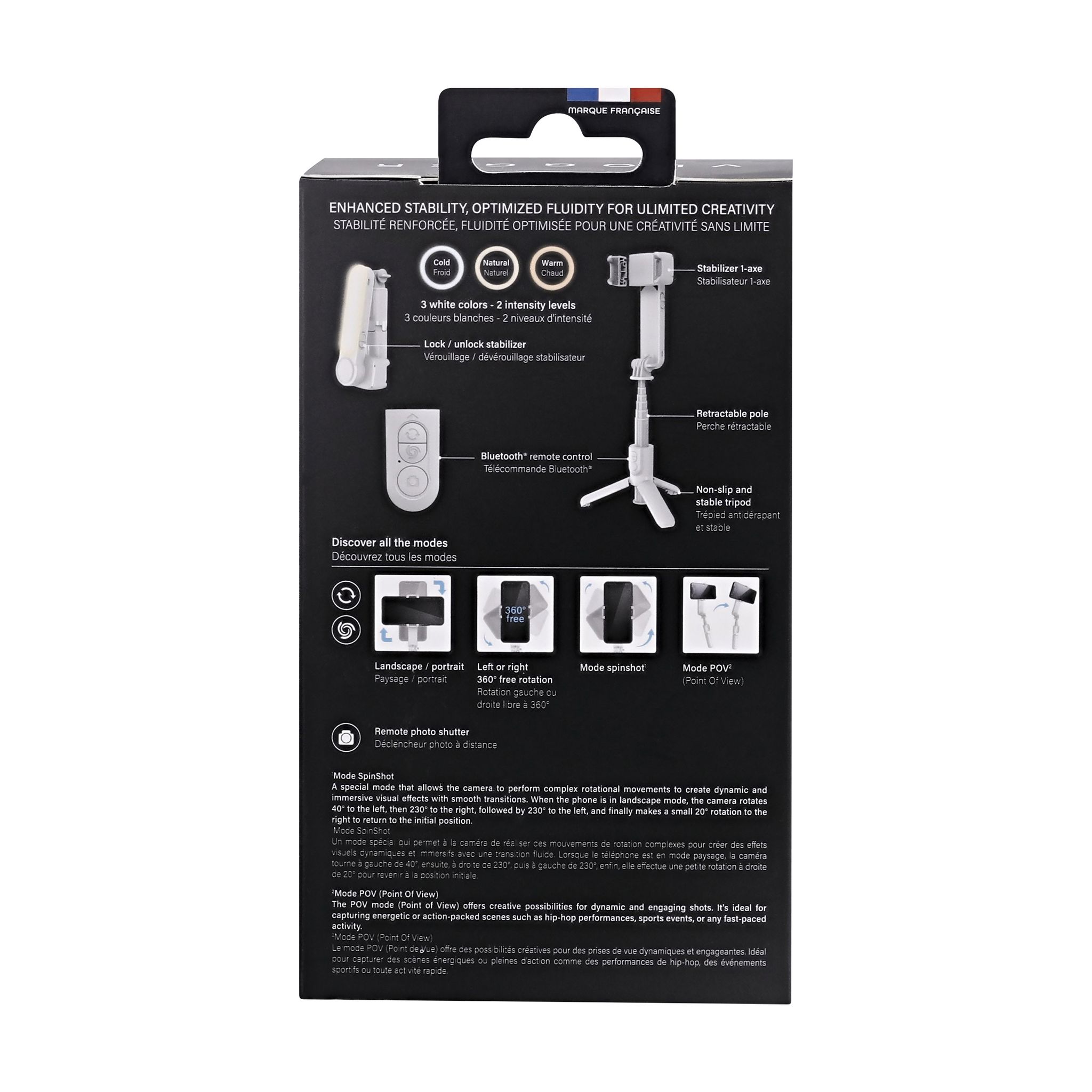 Voir la diapositive 7 : TNB Perche stabilisateur 1 axe