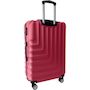 Voir la diapositive 4 : AIRPORT Valise ABS Linear 75cm 8 roues - Burgundy