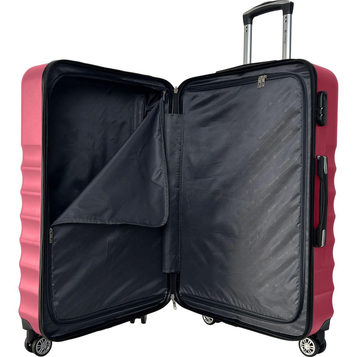 AIRPORT Valise ABS Linear 75cm 8 roues - Burgundy