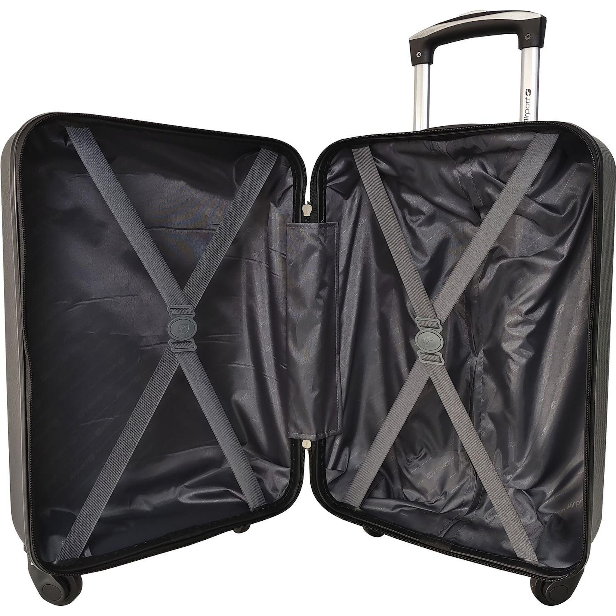 Voir la diapositive 7 : AIRPORT Valise LINEA ABS 53cm - Noir